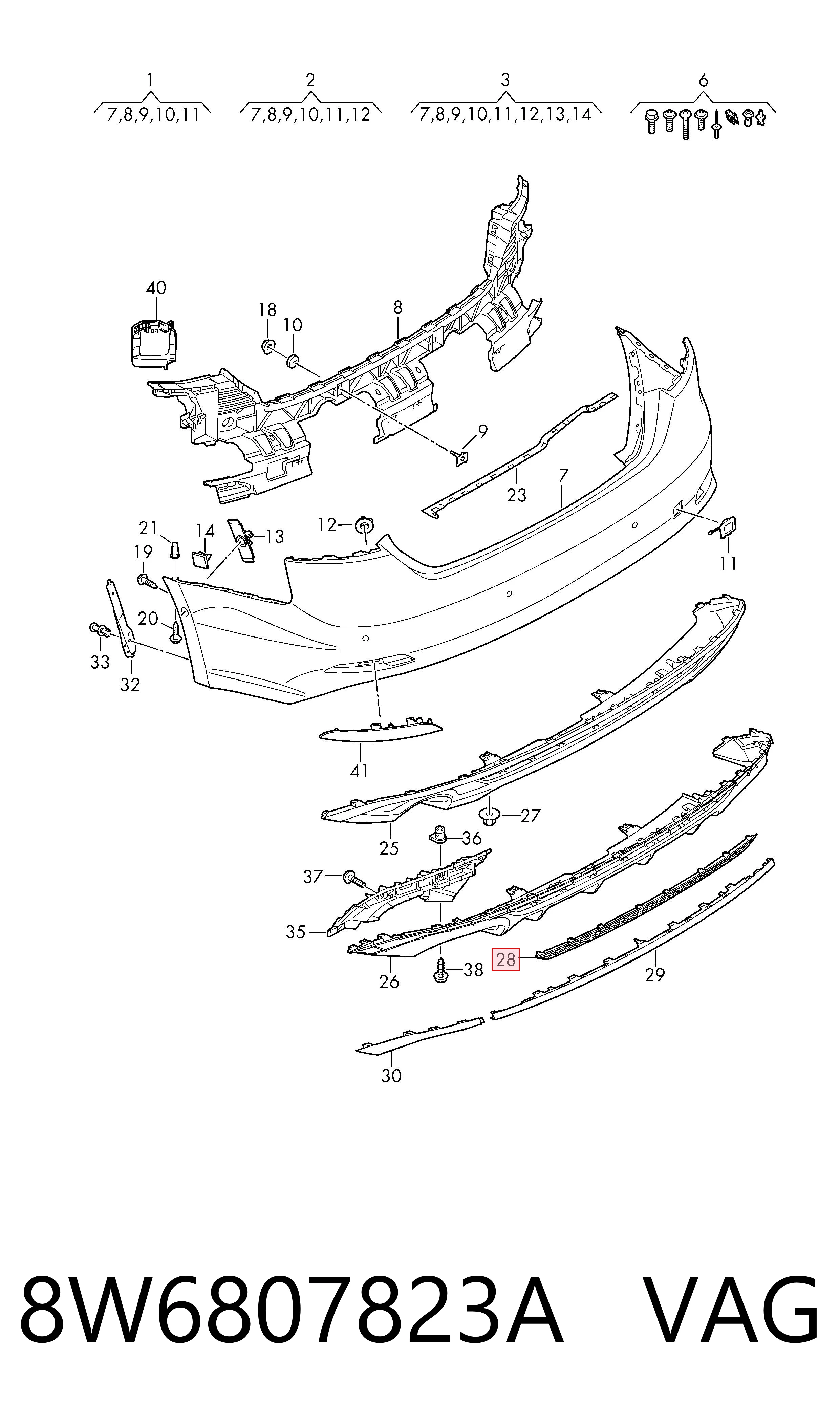8W6807823A VAG