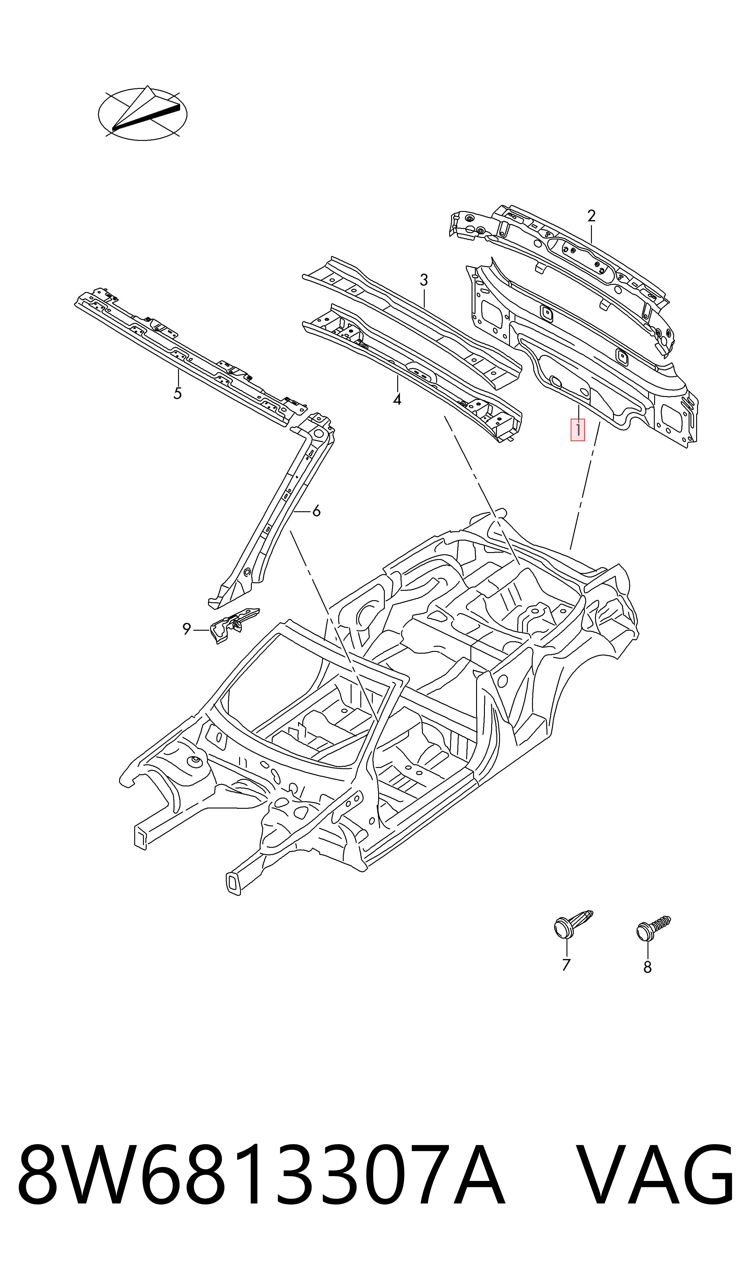 8W6813307A VAG