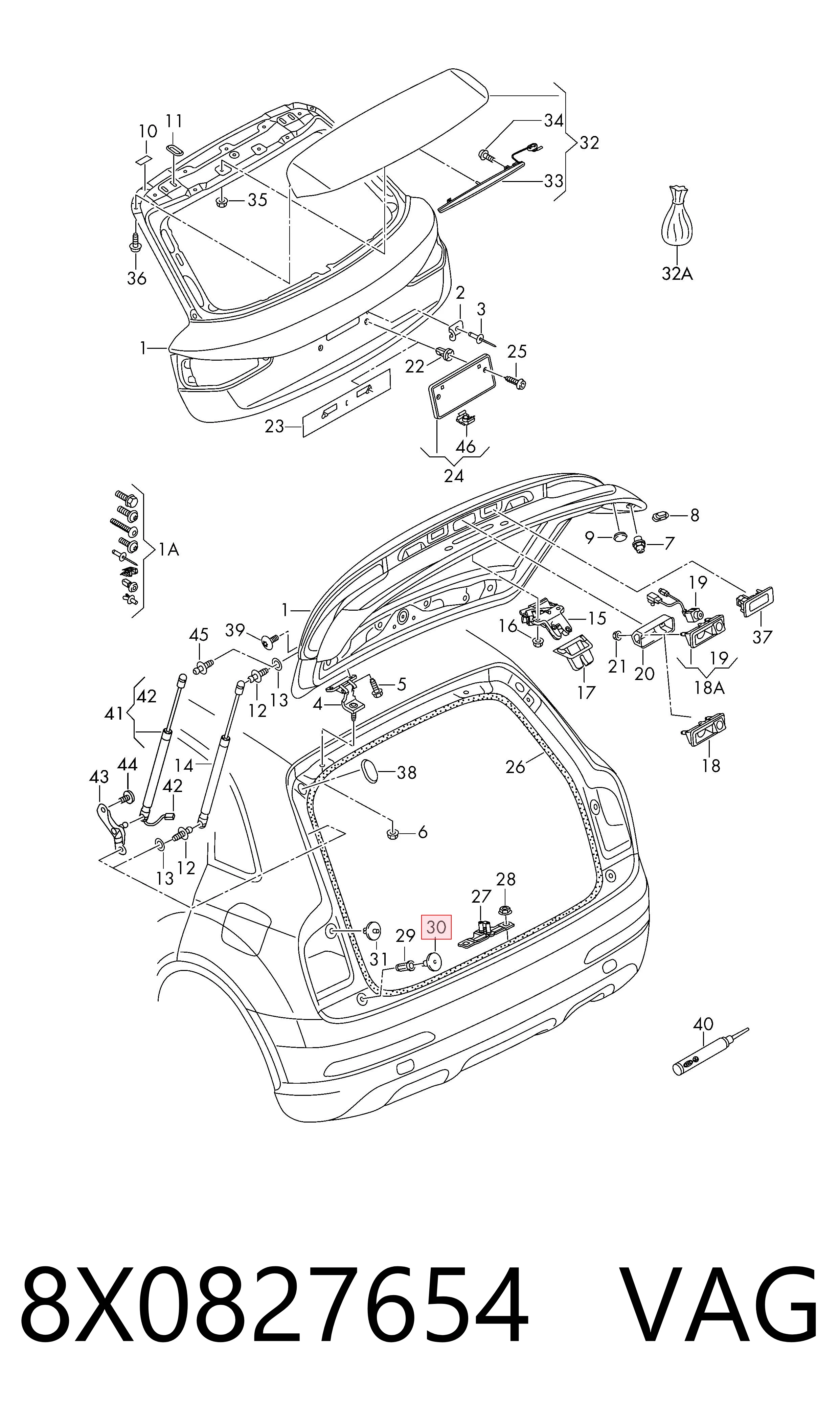  VAG 8X0827654 preço, a partir de 1,83 USD