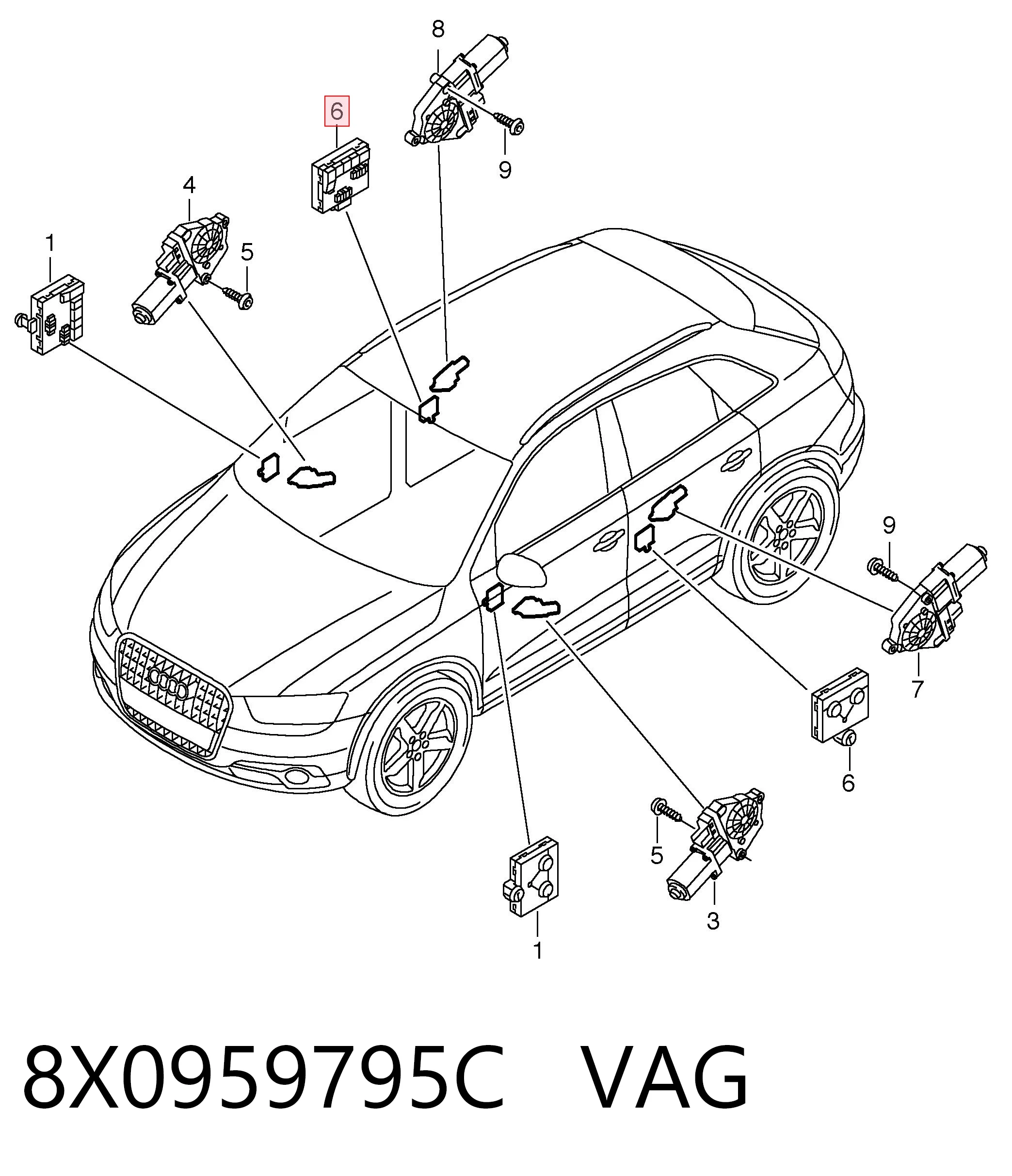 8X0959795C VAG