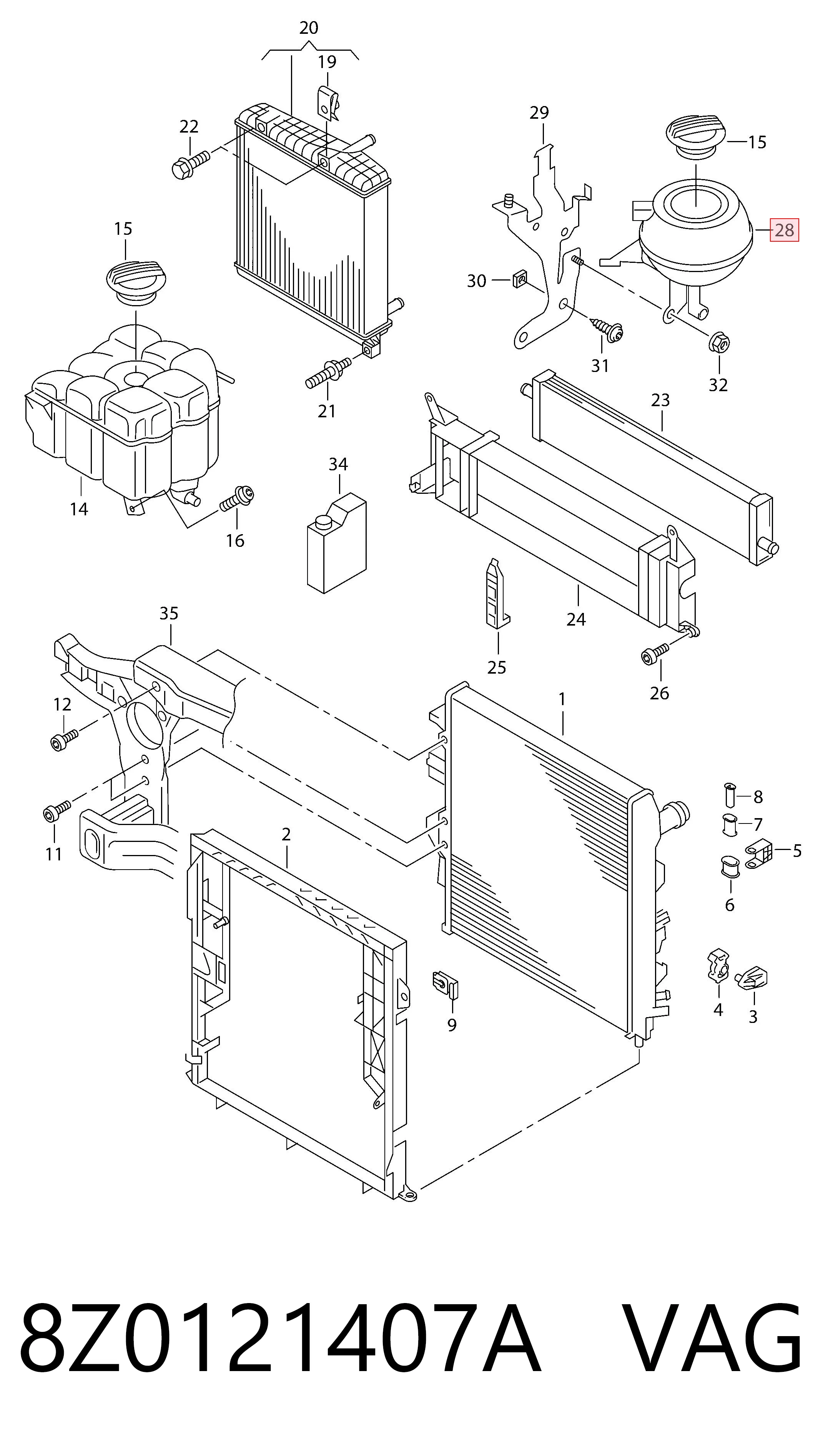 8Z0121407A VAG