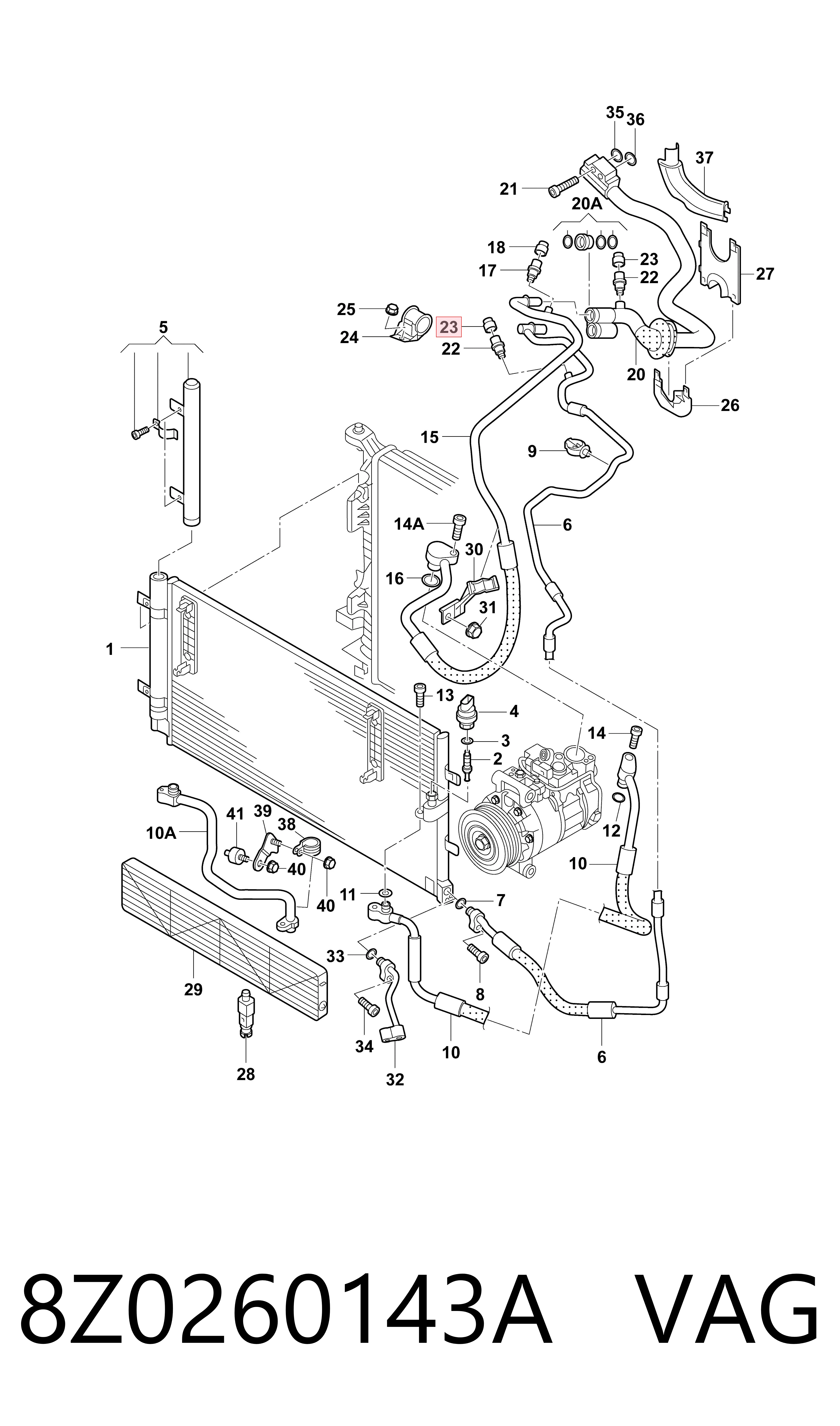 8Z0260143A VAG