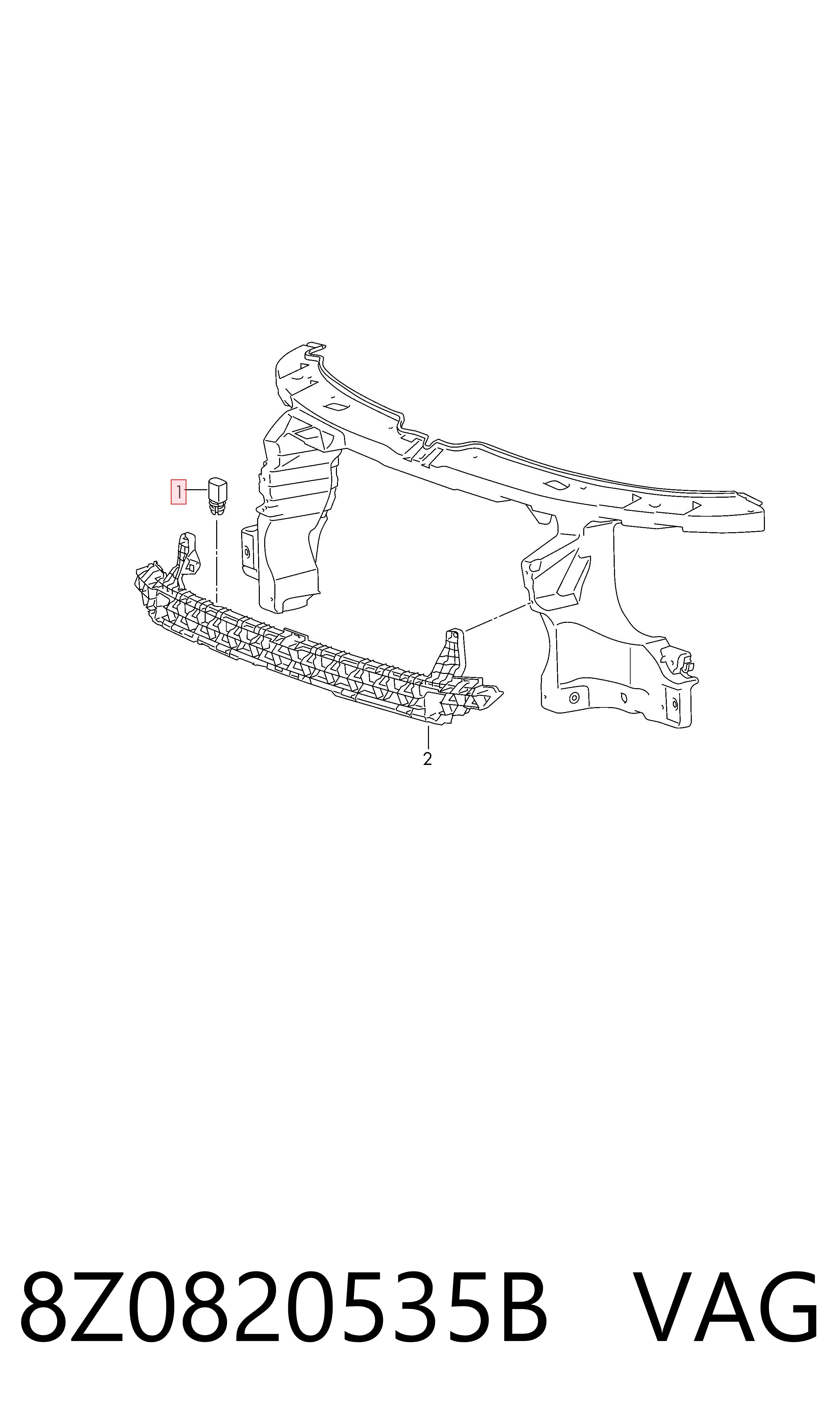 Sensor de temperatura do meio ambiente 8Z0820535B VAG