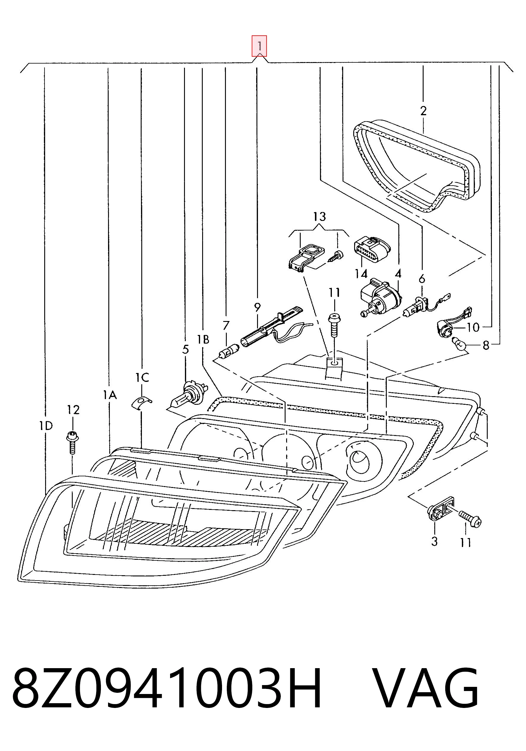 Compre Luz esquerda Audi A2 