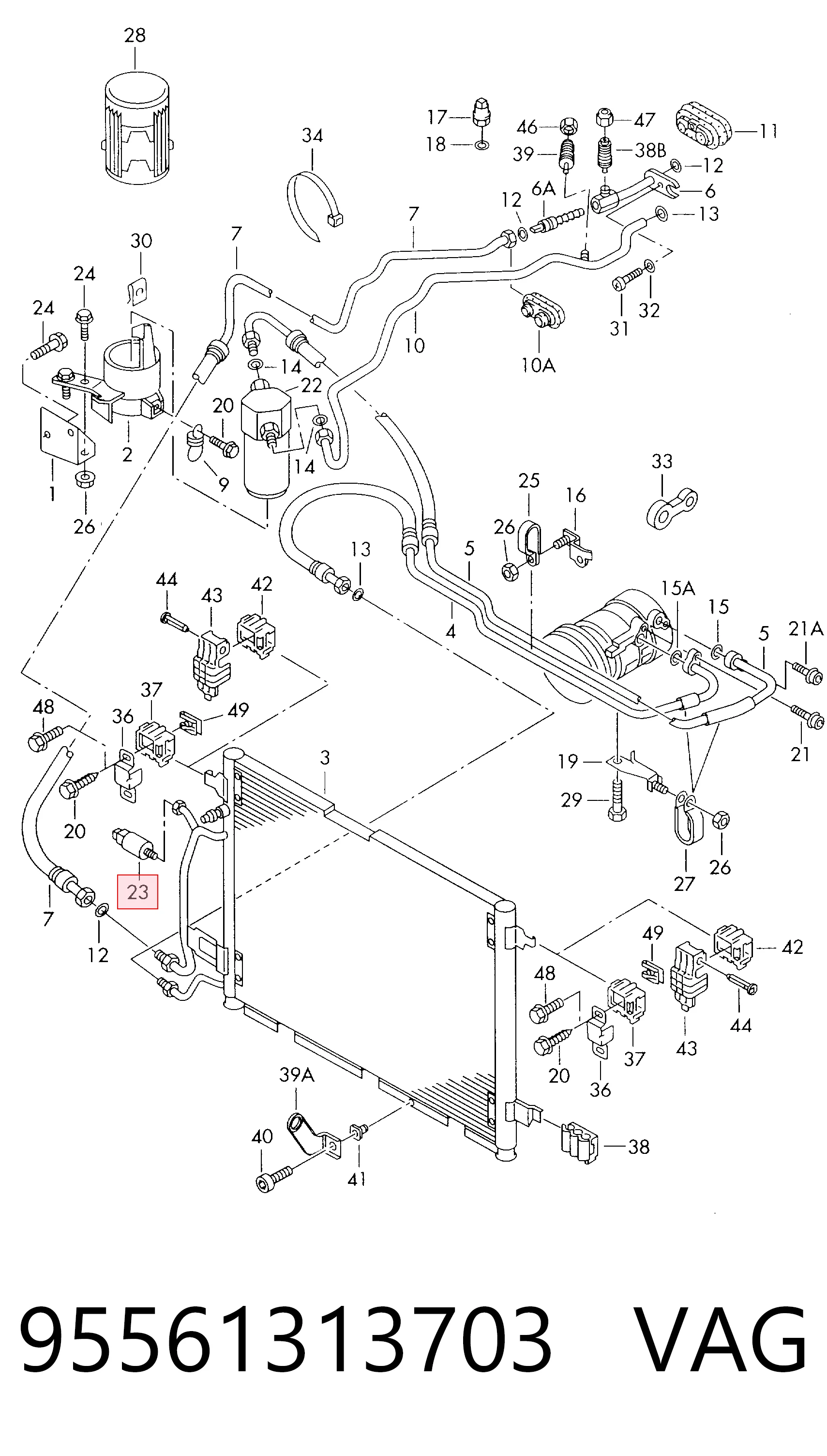 Sensor de pressão absoluta de aparelho de ar condicionado VAG 95561313703 preço, a partir de 44,20 USD