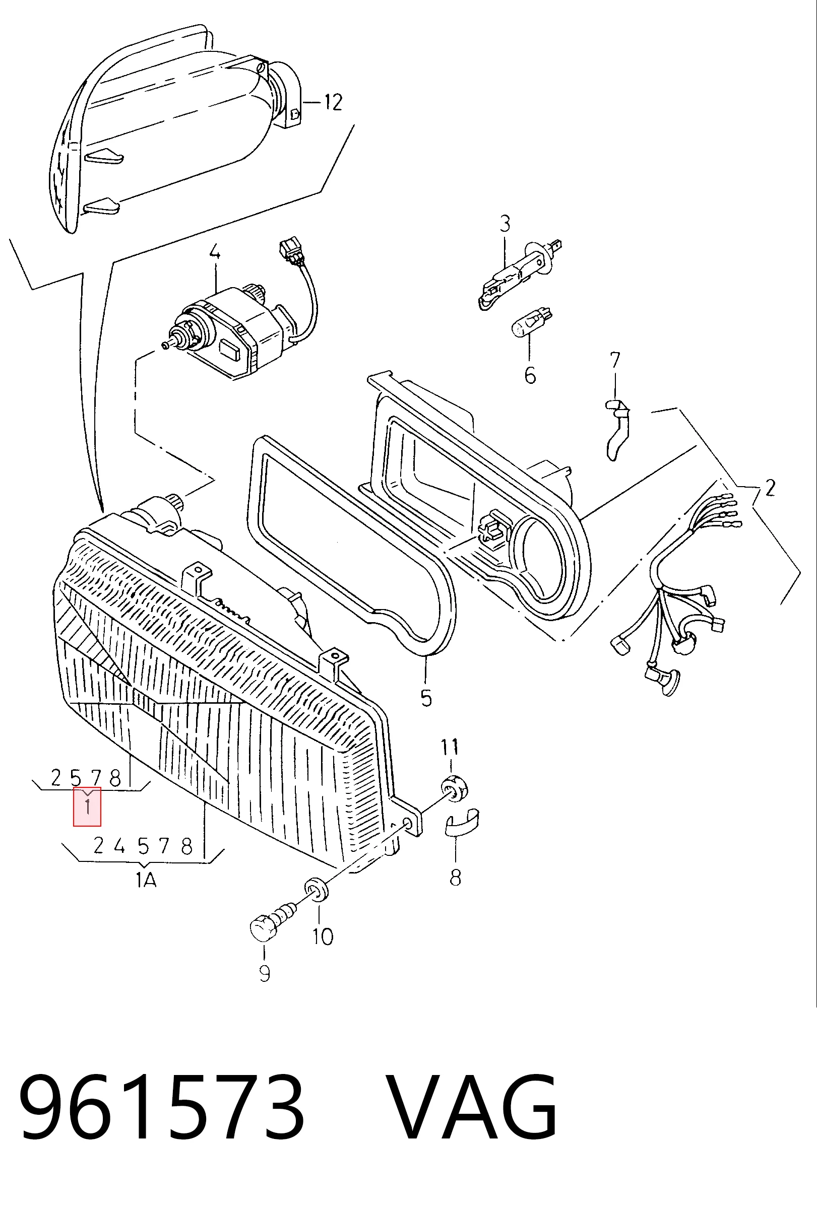 Compre Luz esquerda Seat Toledo 1