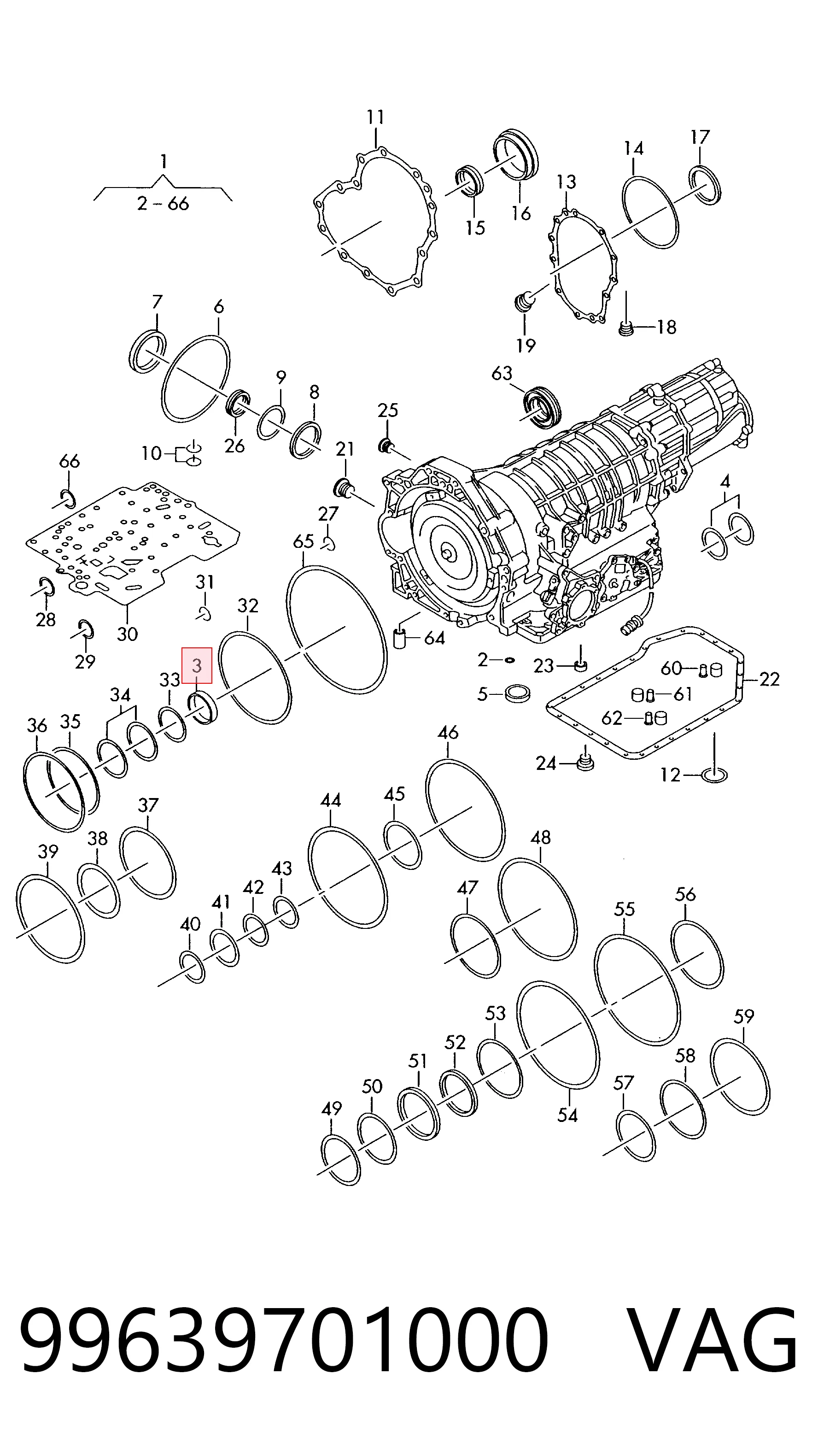 Vedação da Caixa Automática de Mudança (de árvore de saída/primária) ZF Parts 734310316 preço, a partir de 20,43 USD