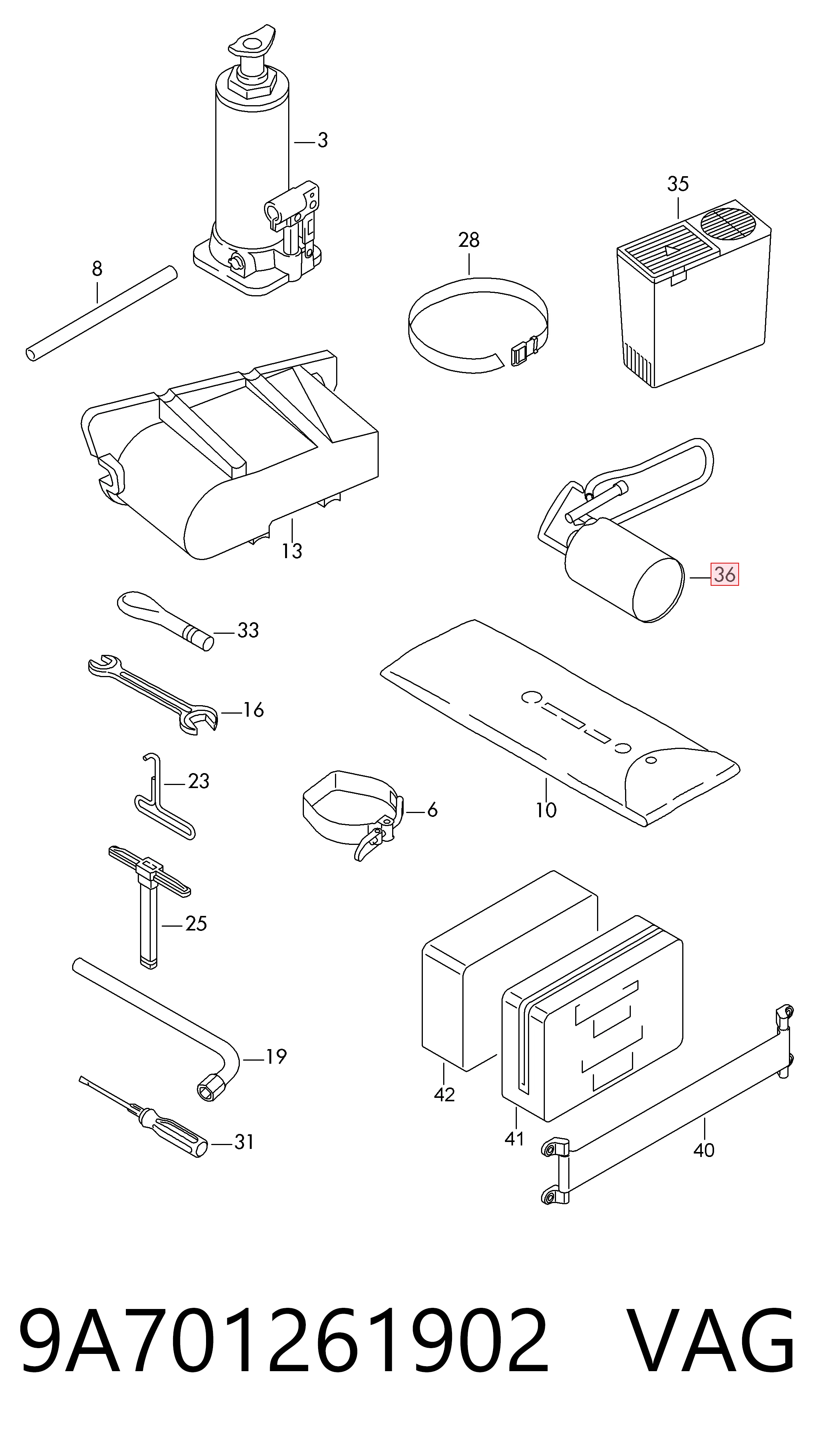 Selante para os pneus VAG 9A701261902 preço, a partir de 65,04 USD