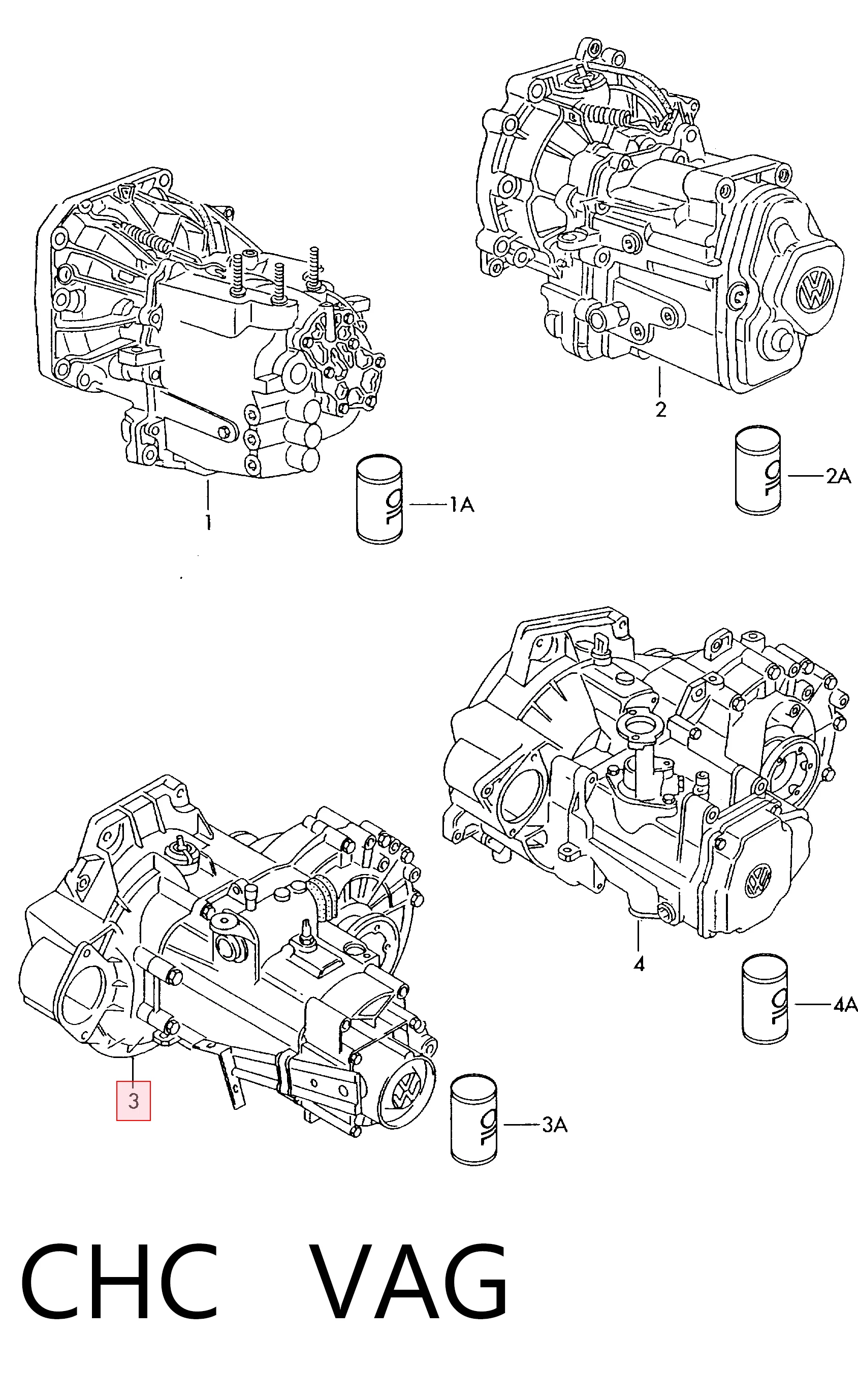 Caixa de Mudança montada (caixa mecânica de velocidades) para Volkswagen Polo III 6KV5