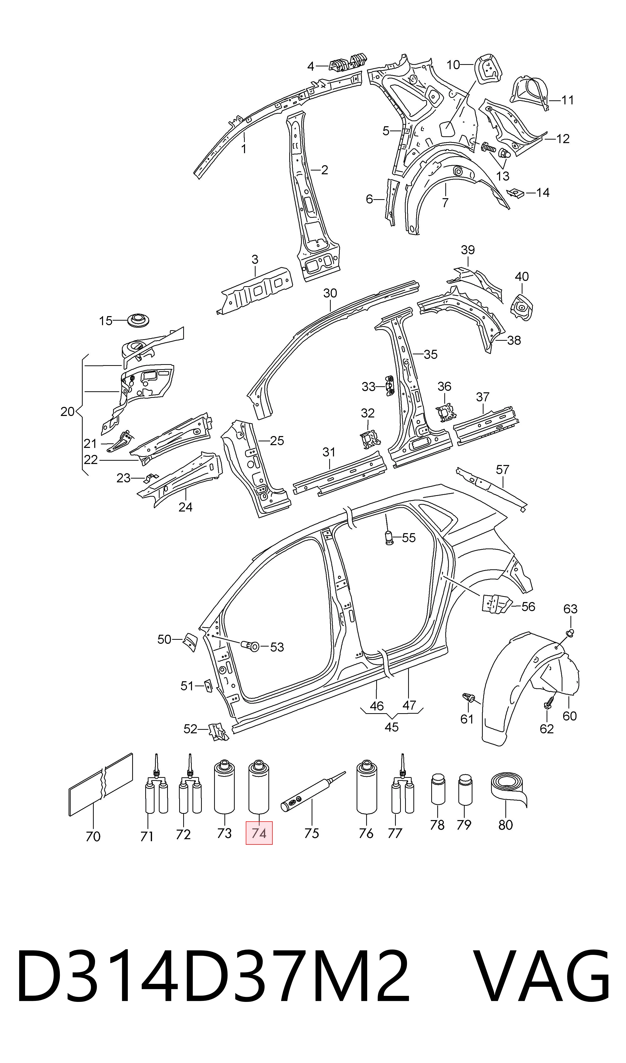 D314D37M2 VAG