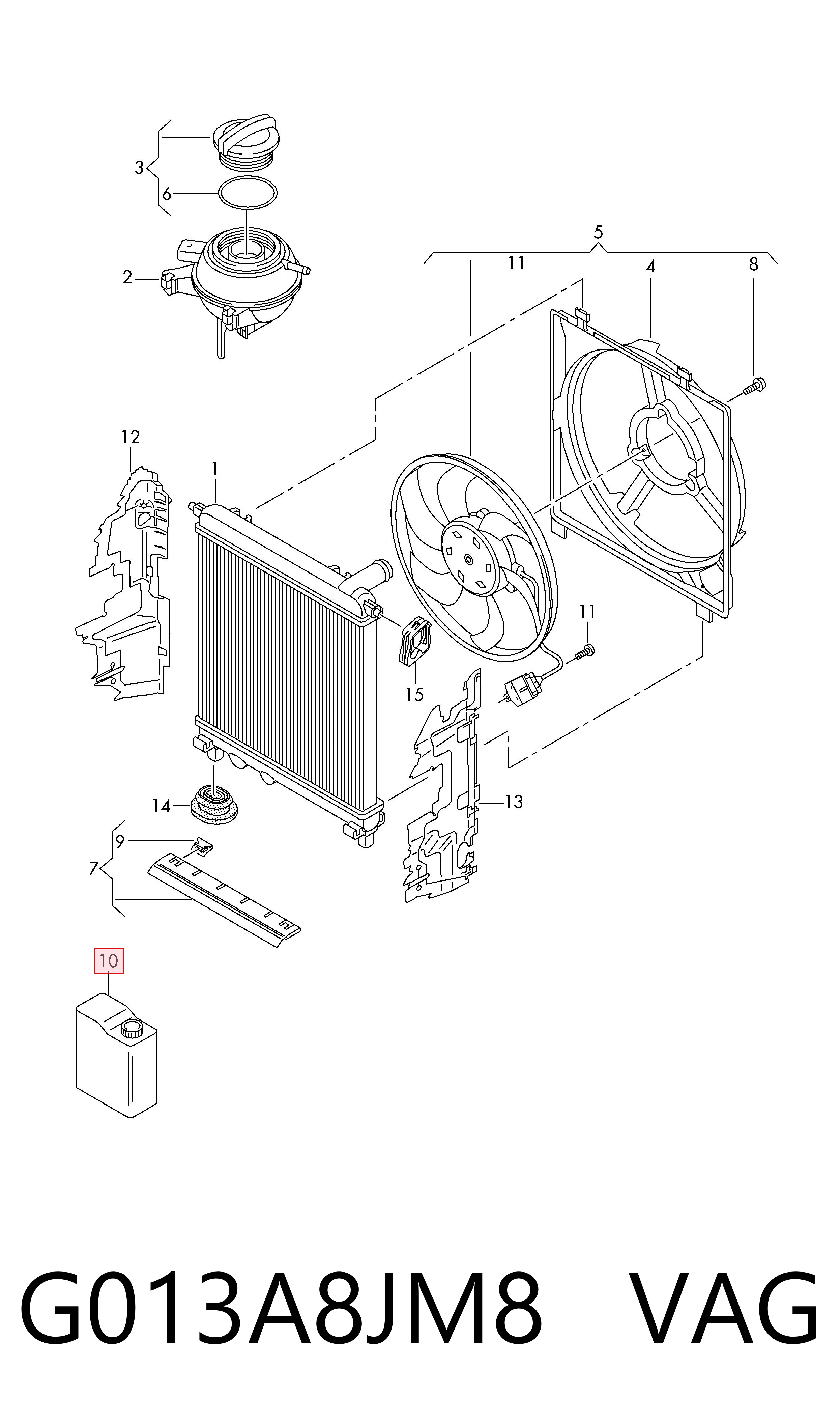 Fluido de esfriamento Ford ESDM97B49A preço, a partir de 23,06 USD
