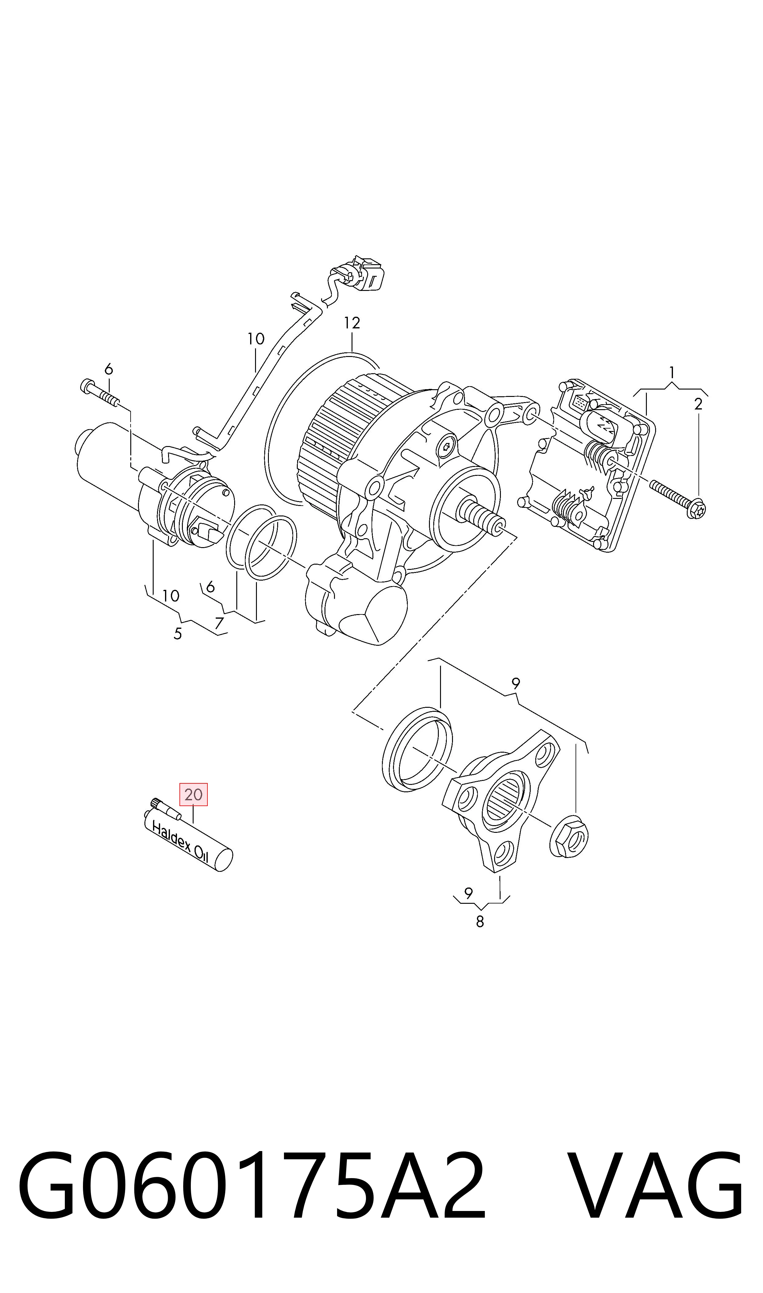 G060175A2 VAG Óleo de transmissão