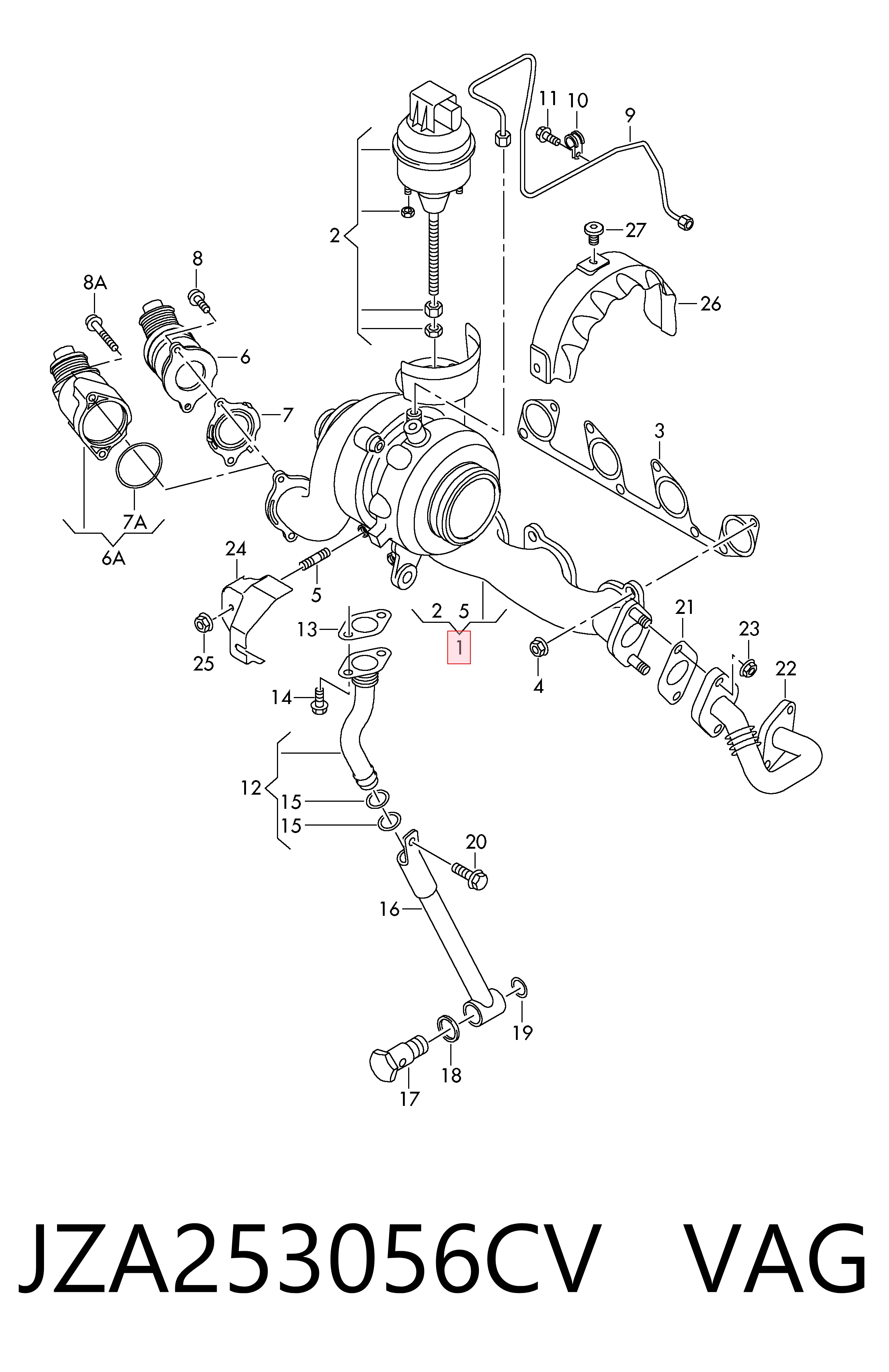JZA253056CV VAG