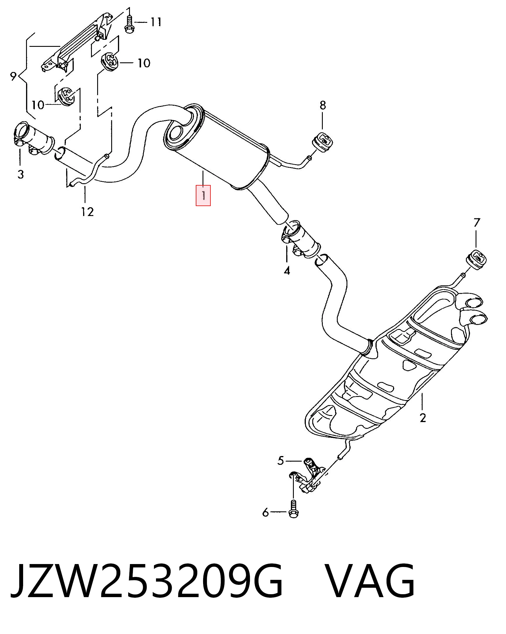 JZW253209G VAG