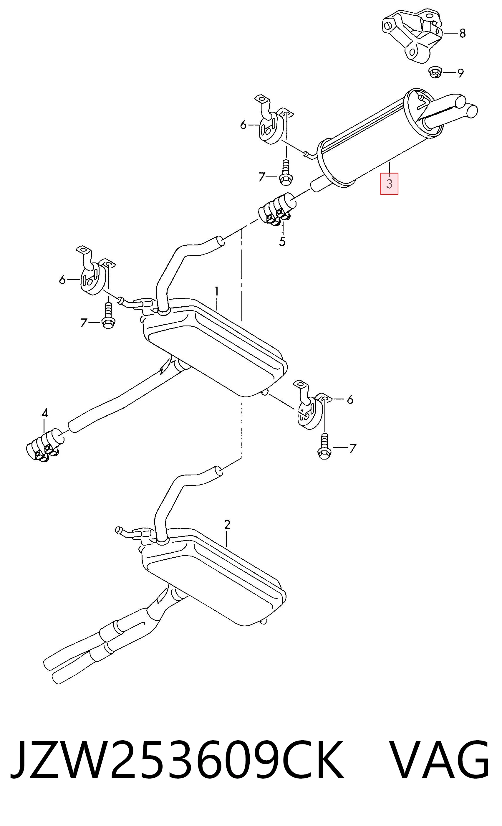 JZW253609CK VAG