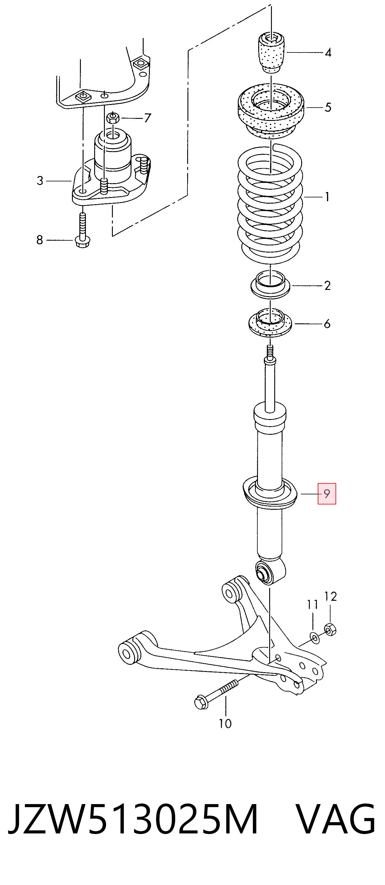 JZW513025M VAG