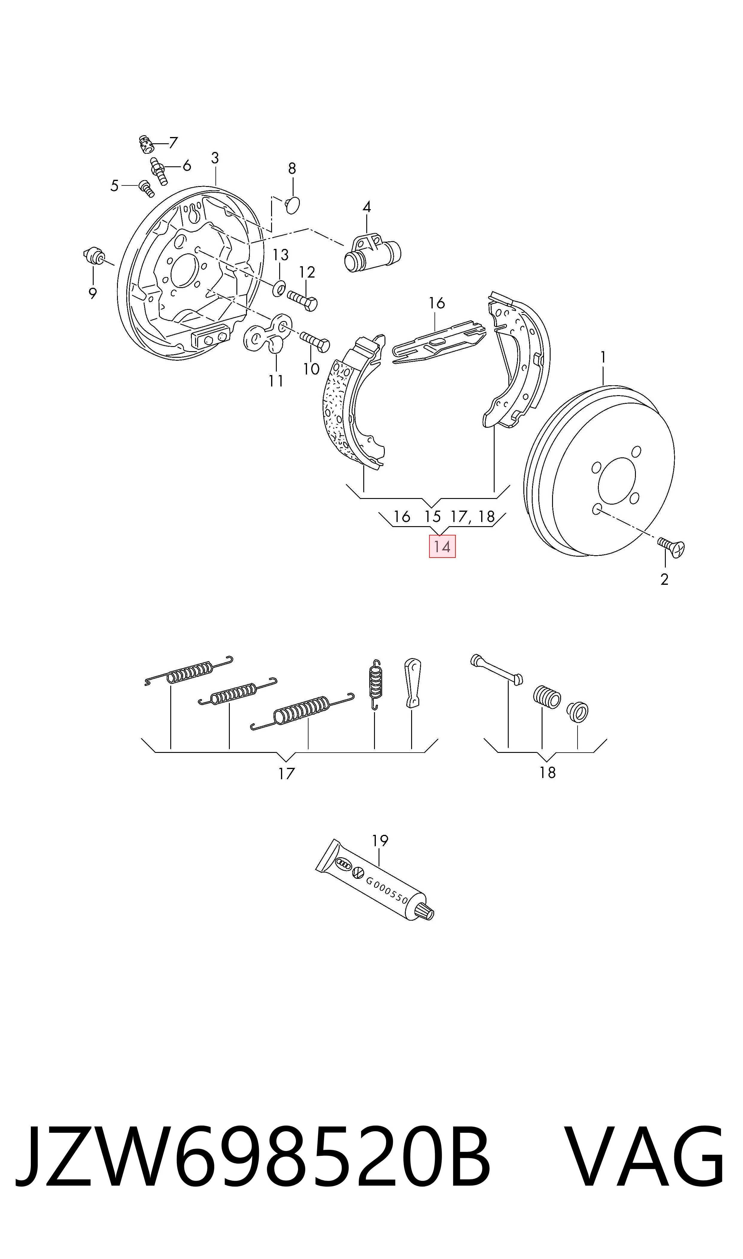 JZW698520B VAG