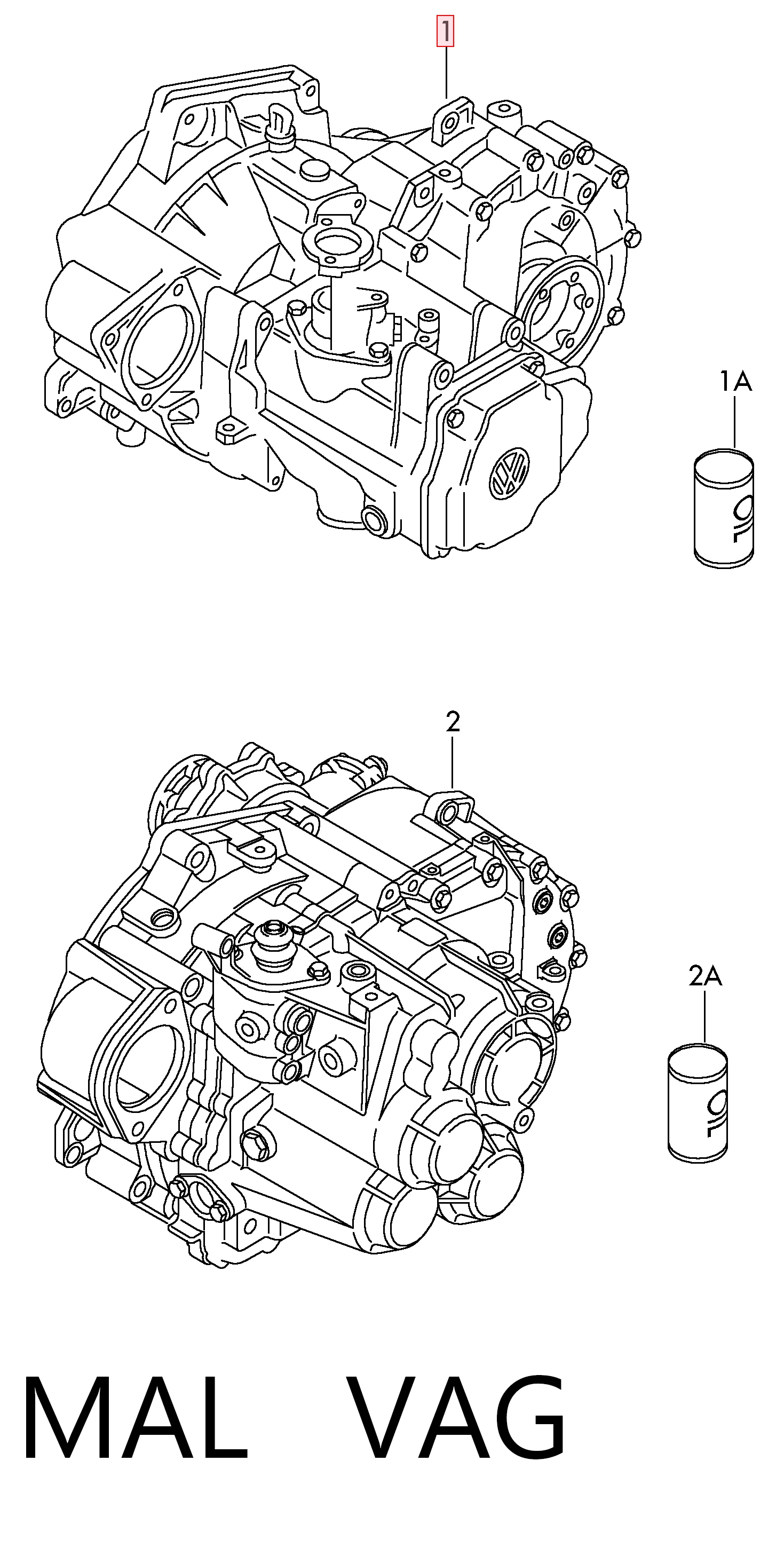 Caixa de Mudança montada (caixa mecânica de velocidades) para Volkswagen Polo V 6R1, 6C1