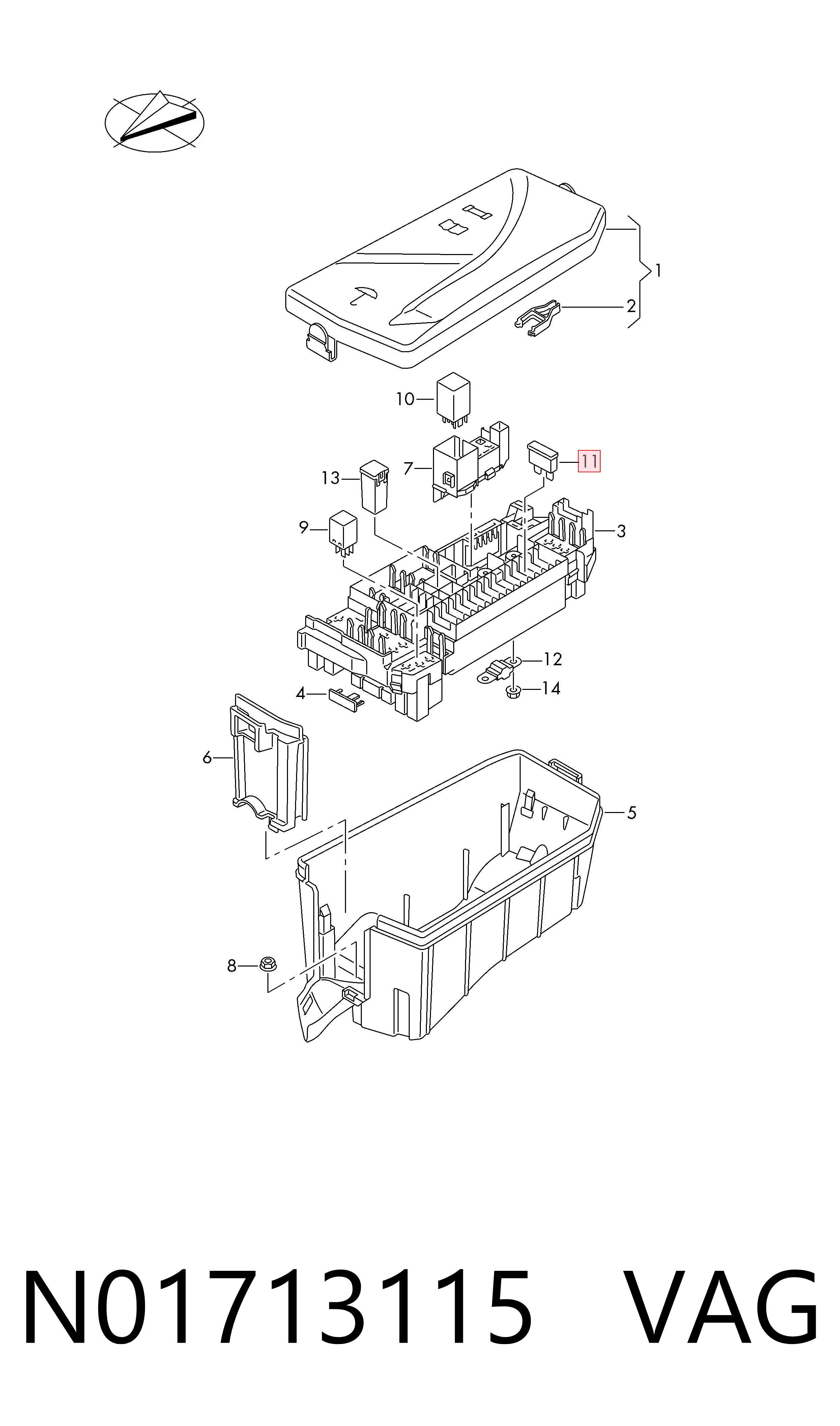 Compre 604105914 Liebherr Dispositivo de segurança