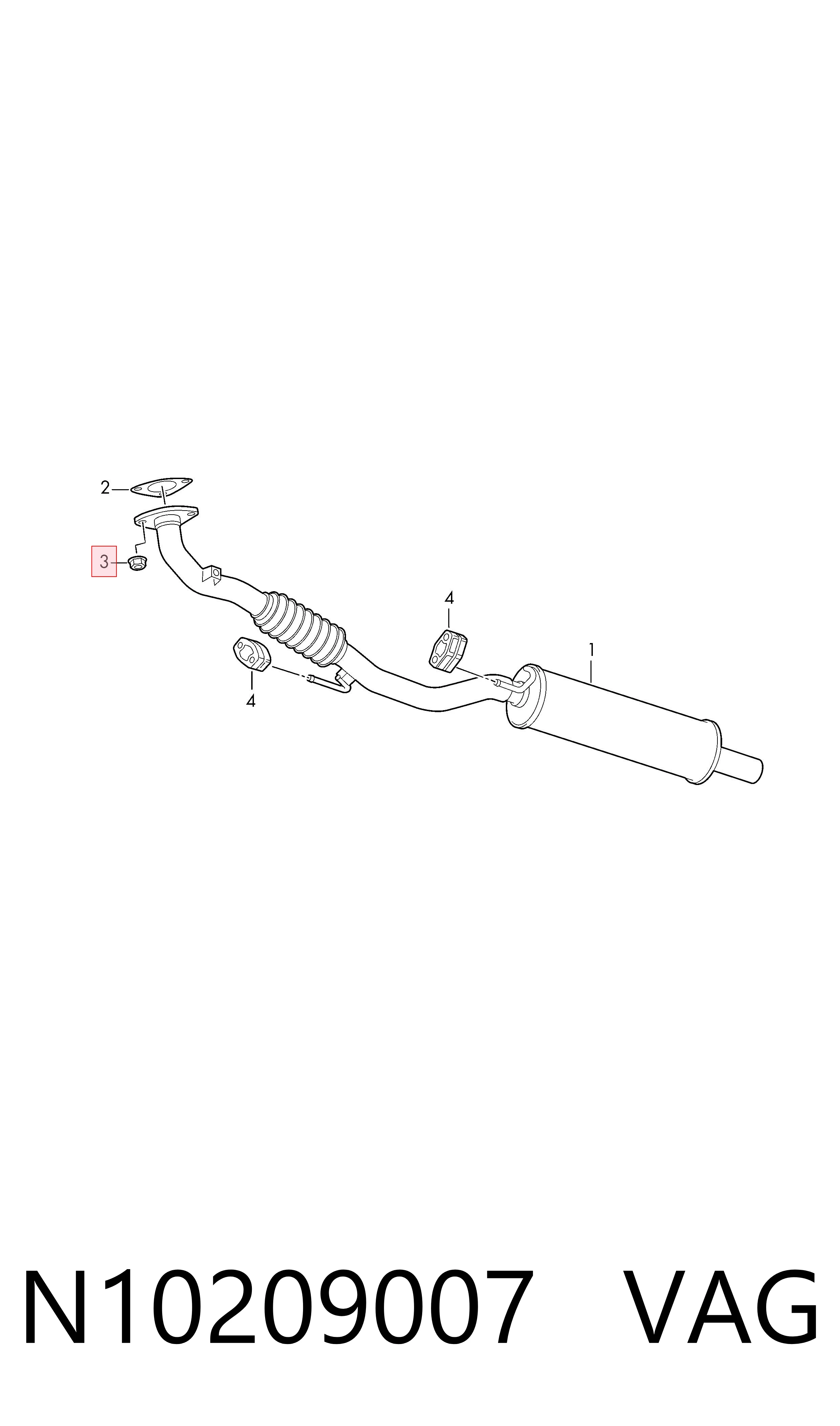  VAG N10209007 preço, a partir de 2,52 USD