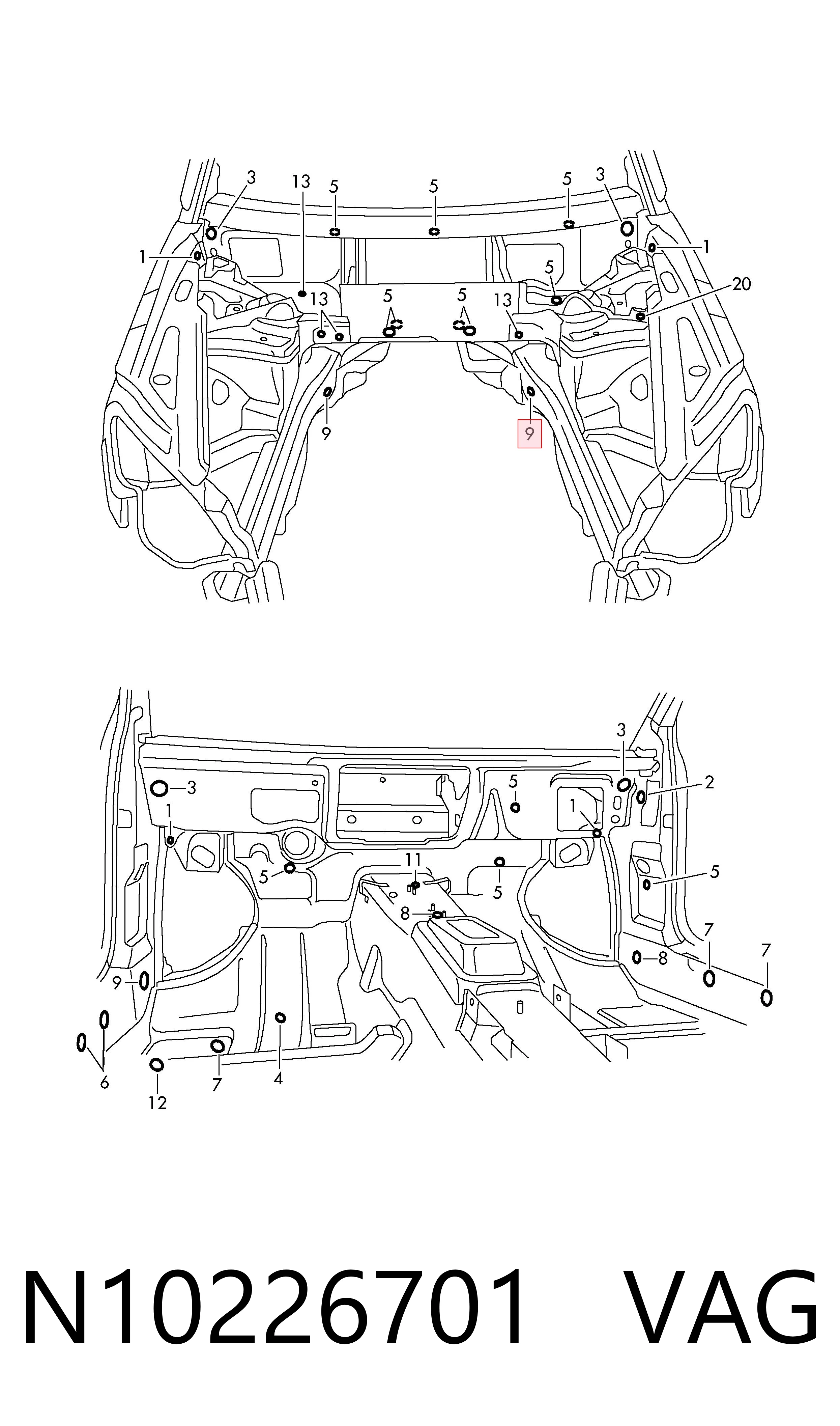  VAG N10226701 preço, a partir de 0,92 USD