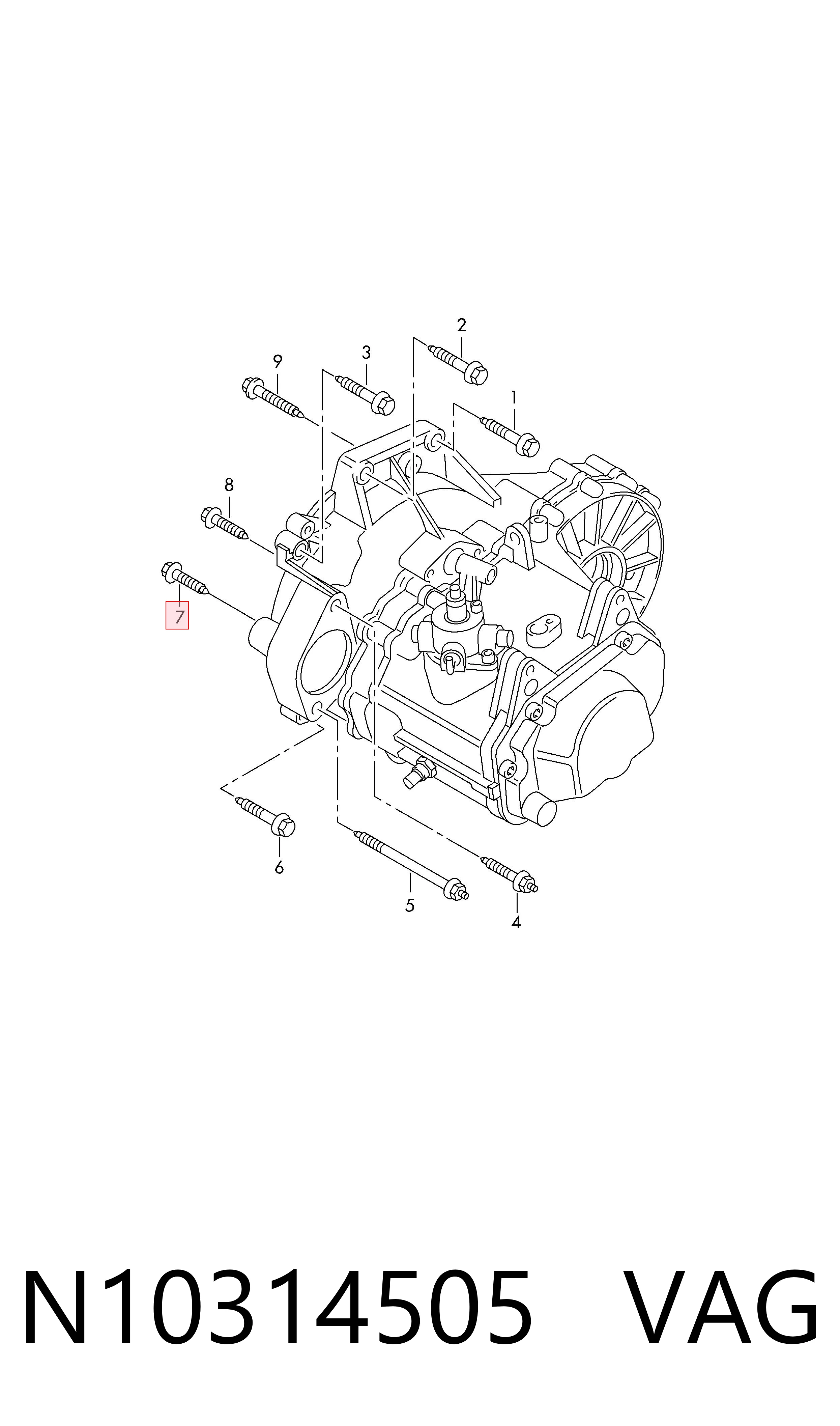  VAG N10314505 preço, a partir de 5,11 USD