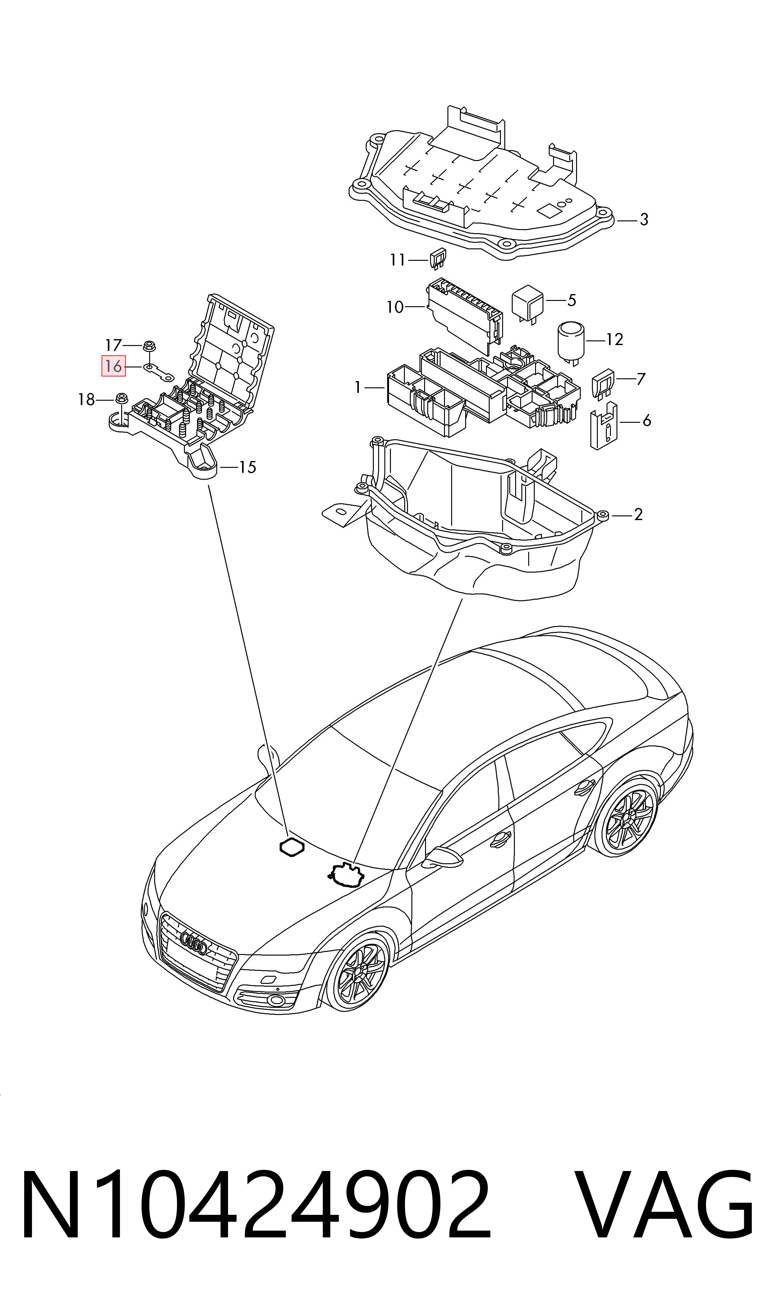 Dispositivo de segurança VAG N10424902 preço, a partir de 1,32 USD