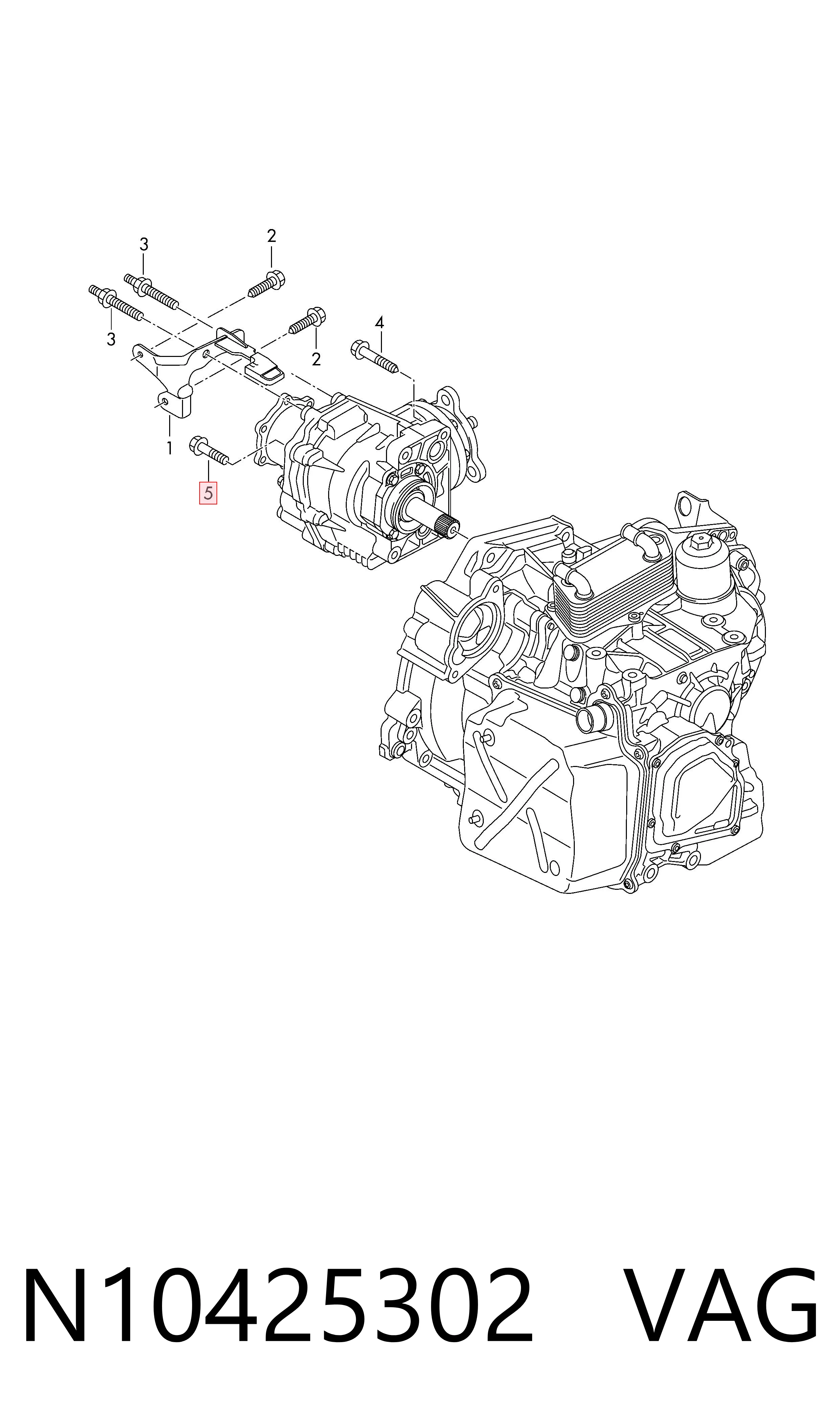N10425302 VAG Parafuso