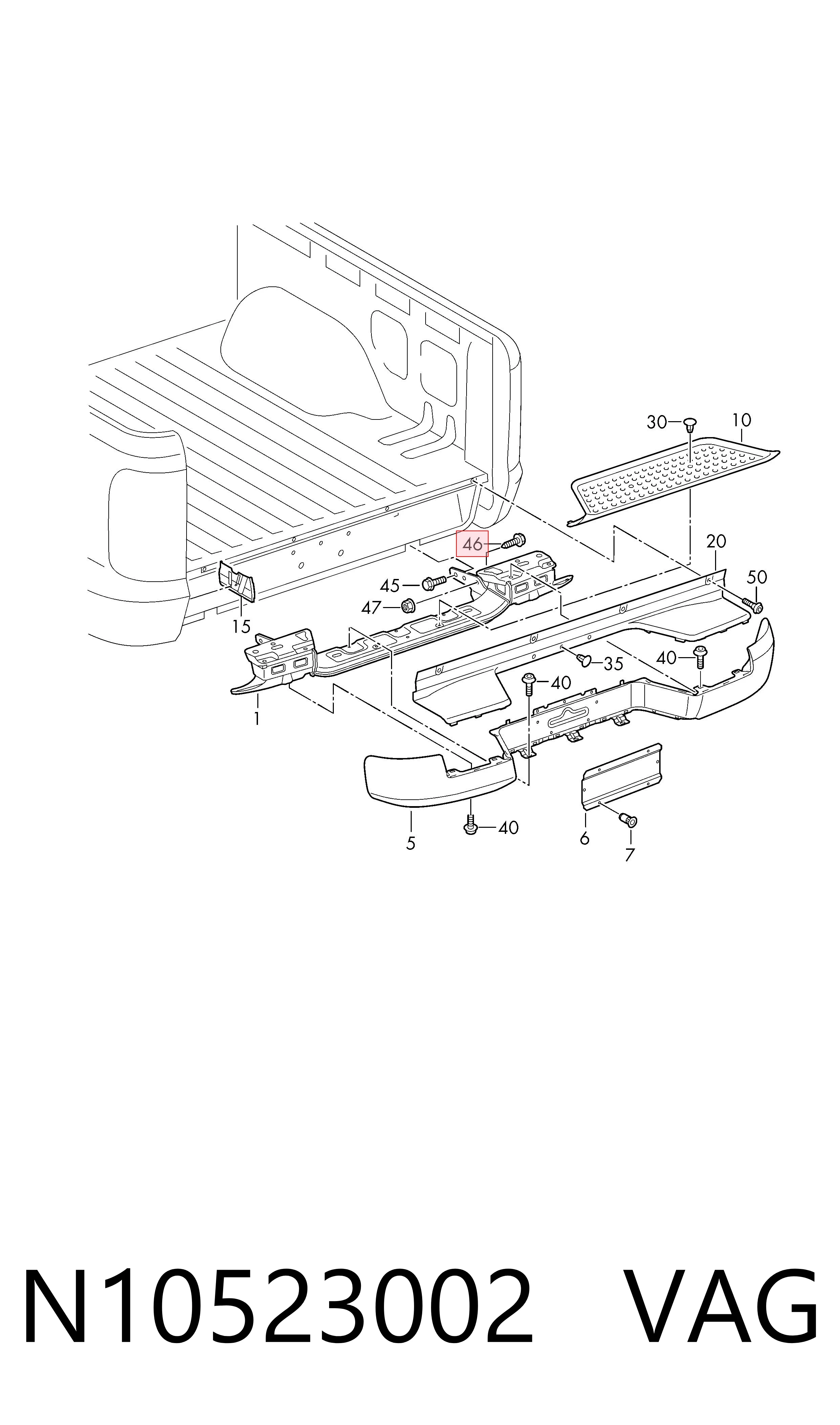 N10523002 VAG Parafuso