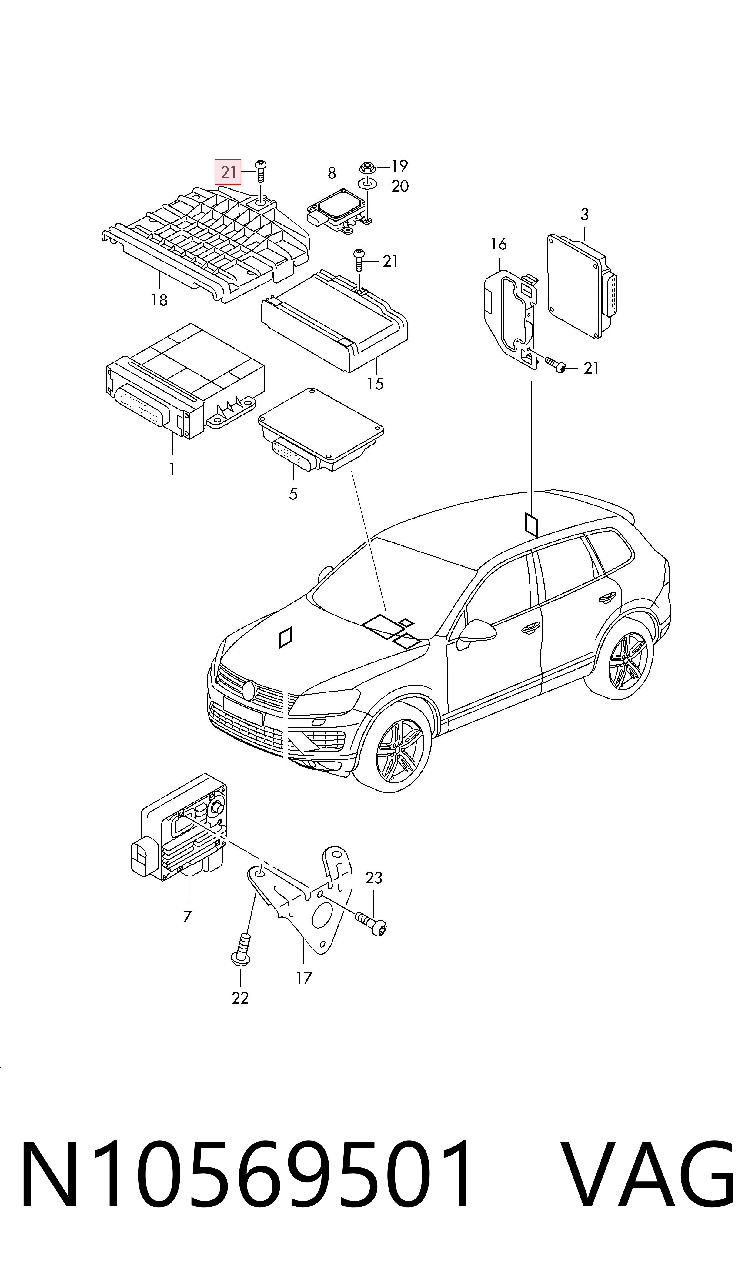  VAG N10569501 preço, a partir de 2,73 USD