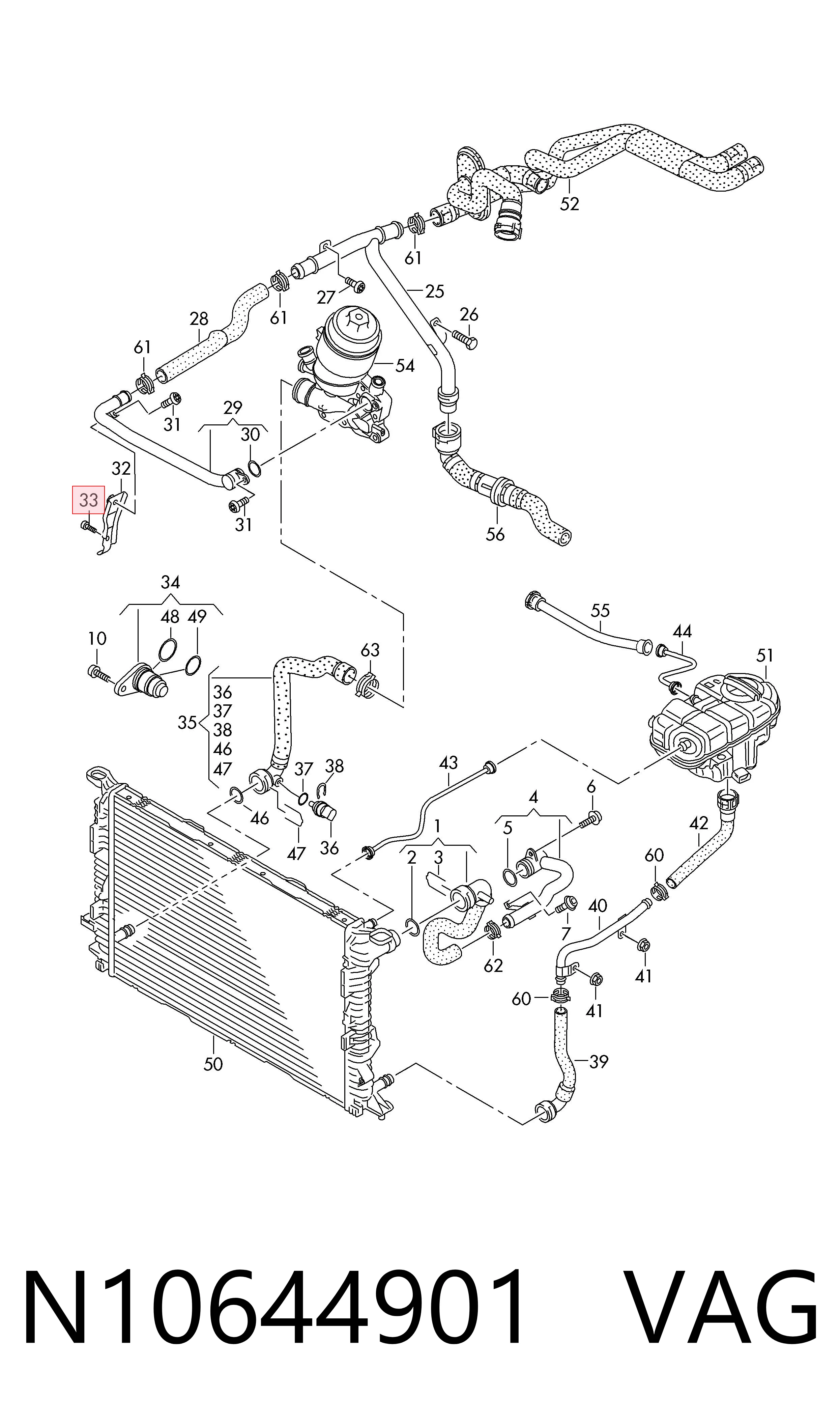  VAG N10644901 preço, a partir de 2,76 USD