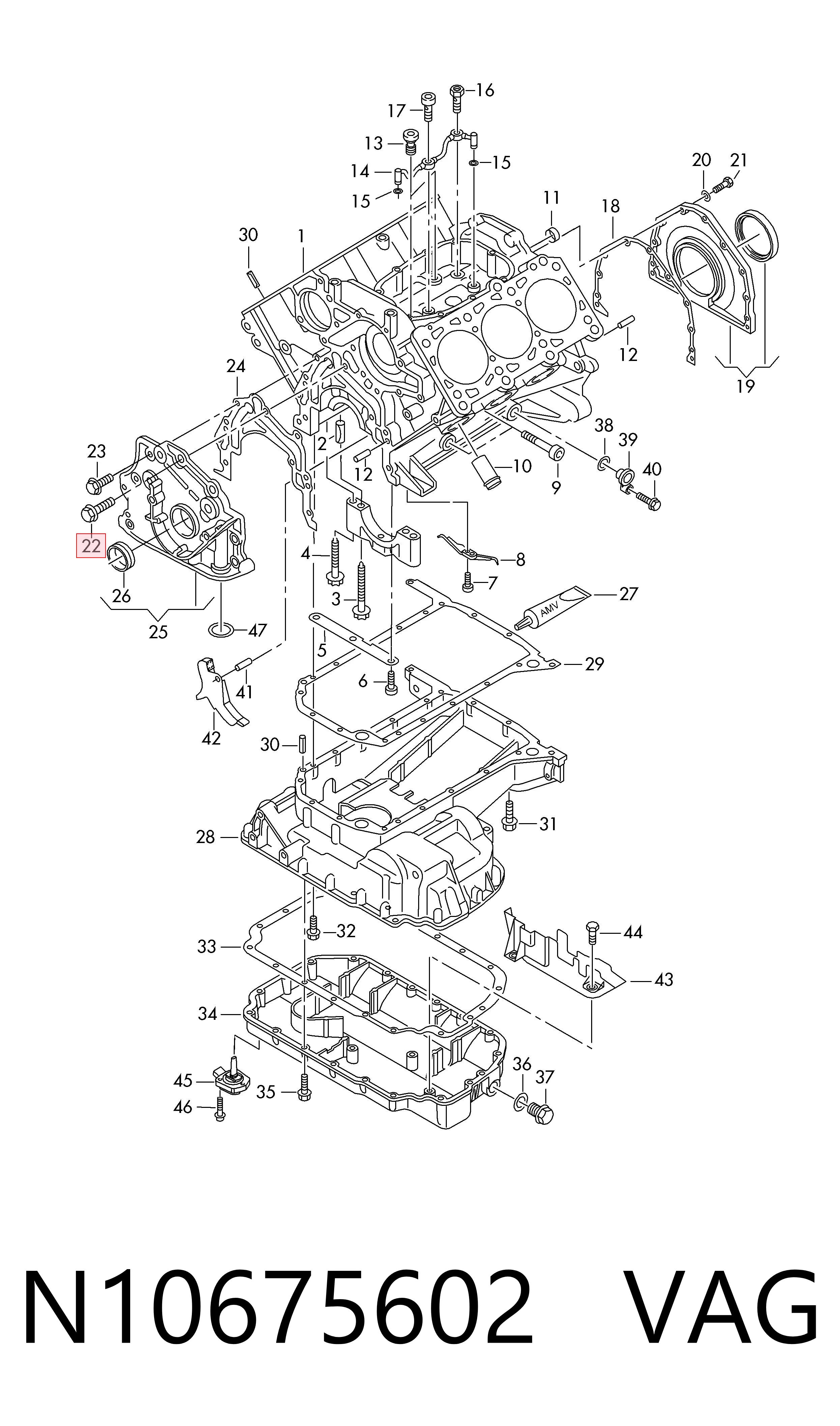 N10675602 VAG Parafuso