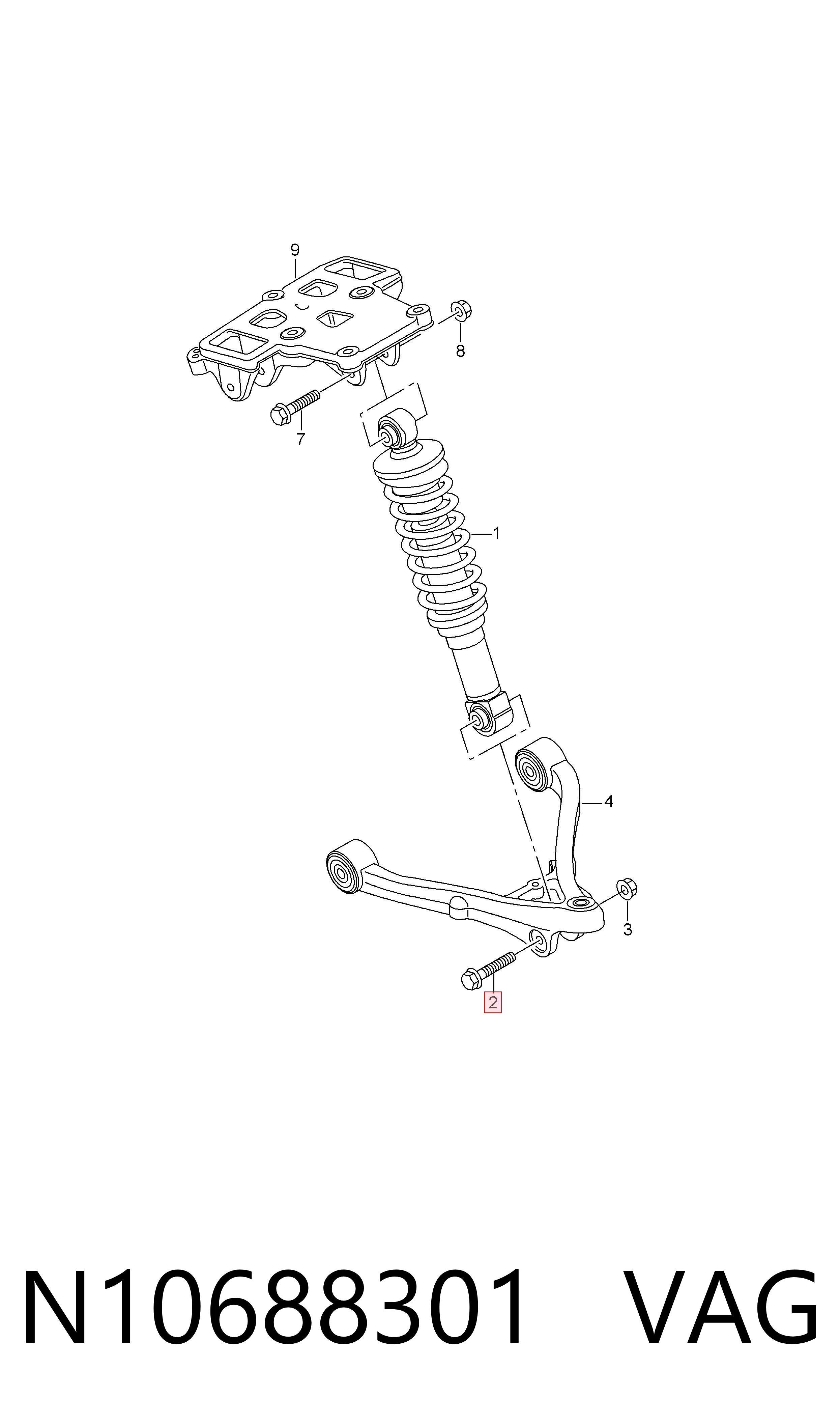 VAG N10688301 preço, a partir de 7,93 USD