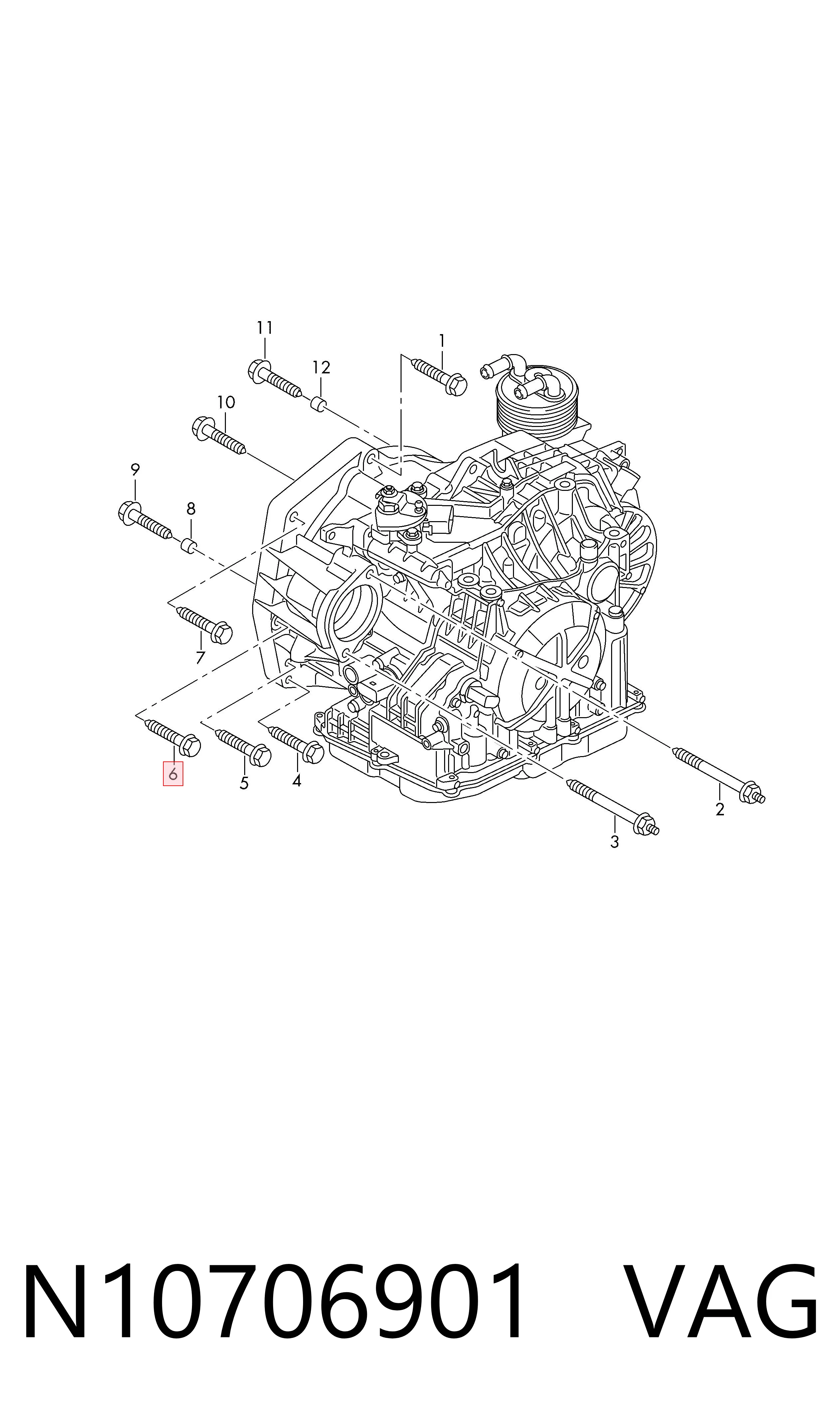  VAG N10706901 preço, a partir de 3,47 USD