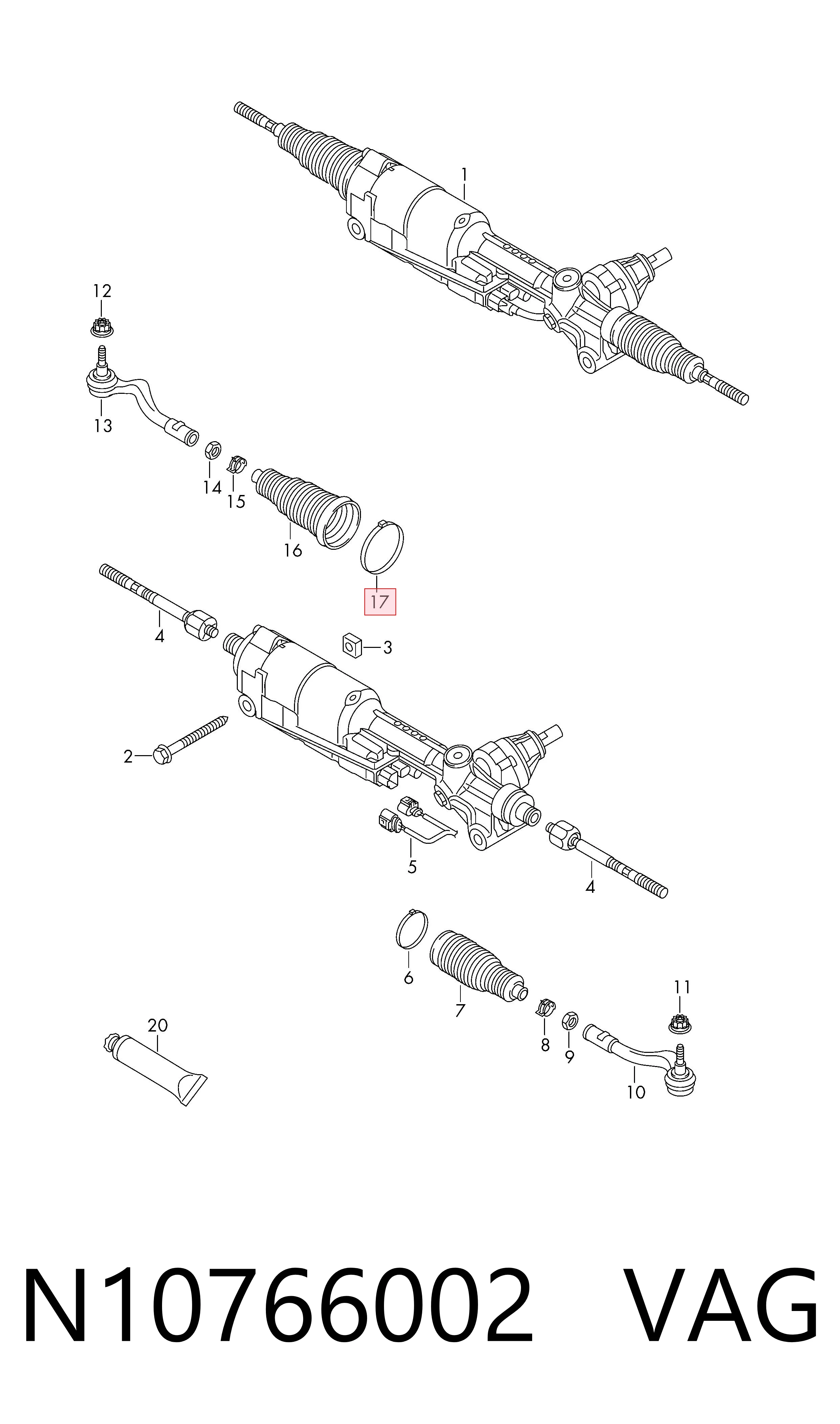  VAG N10766002 preço, a partir de 2,77 USD