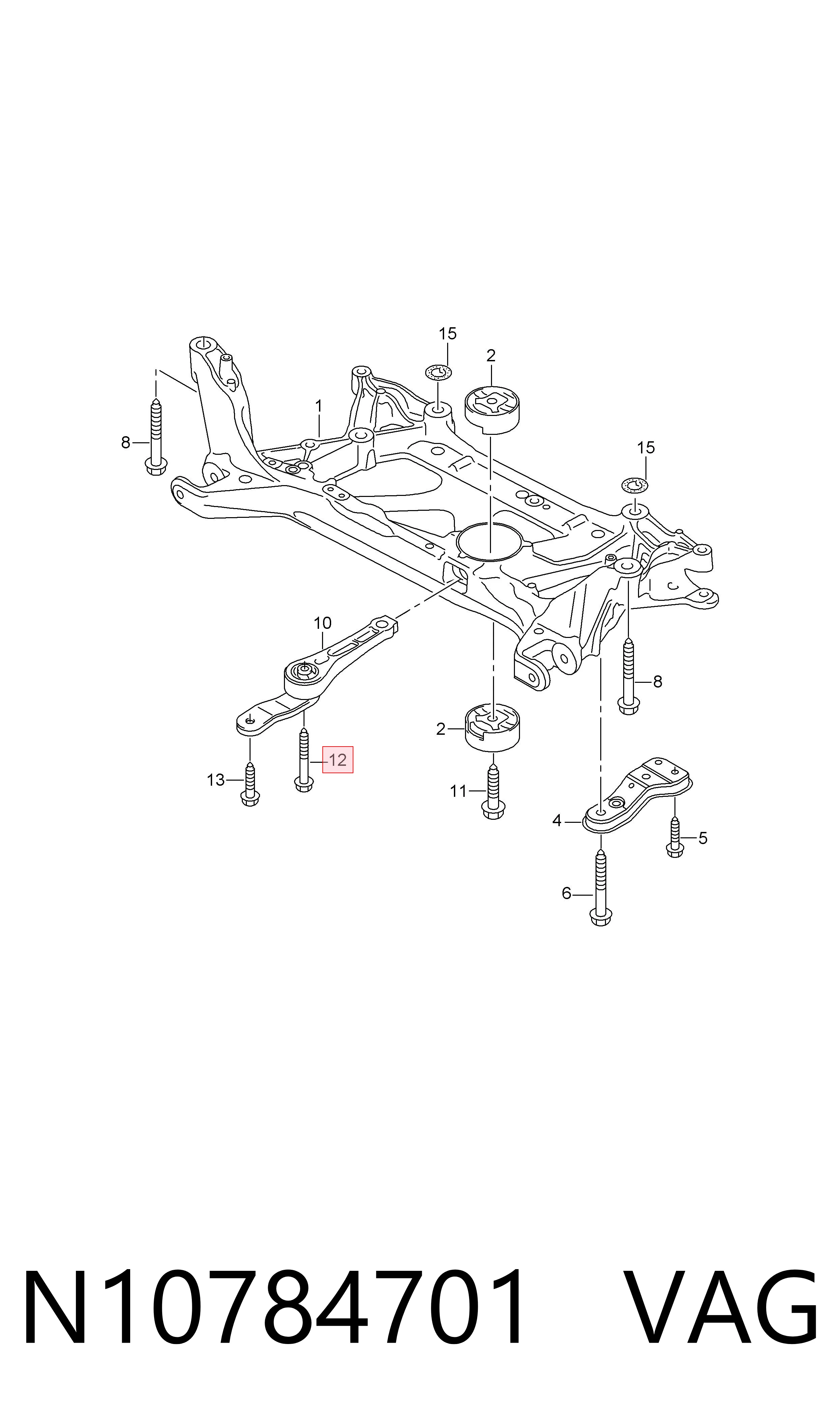  VAG N10784701 preço, a partir de 5,85 USD