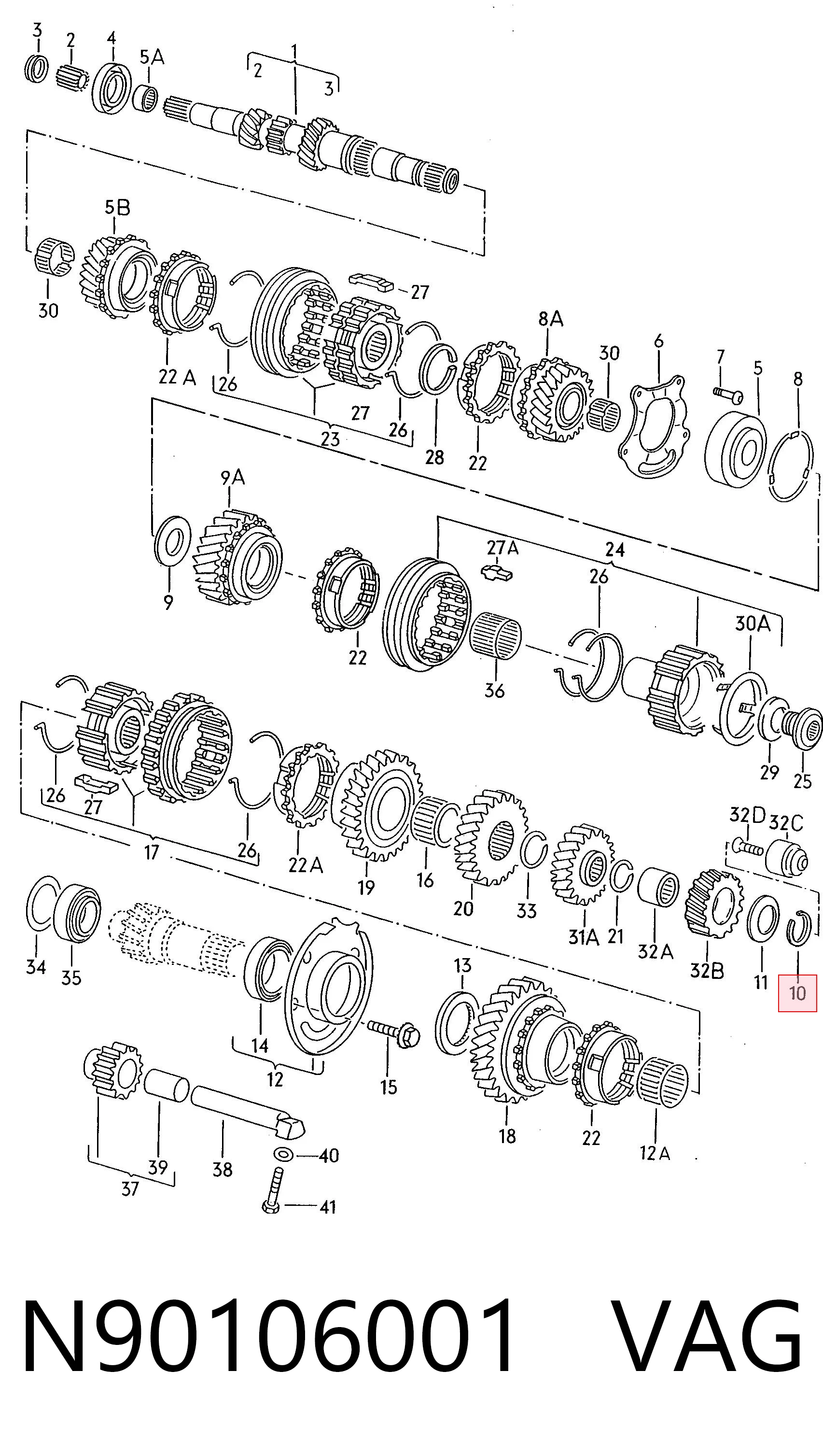 N90106001 VAG 