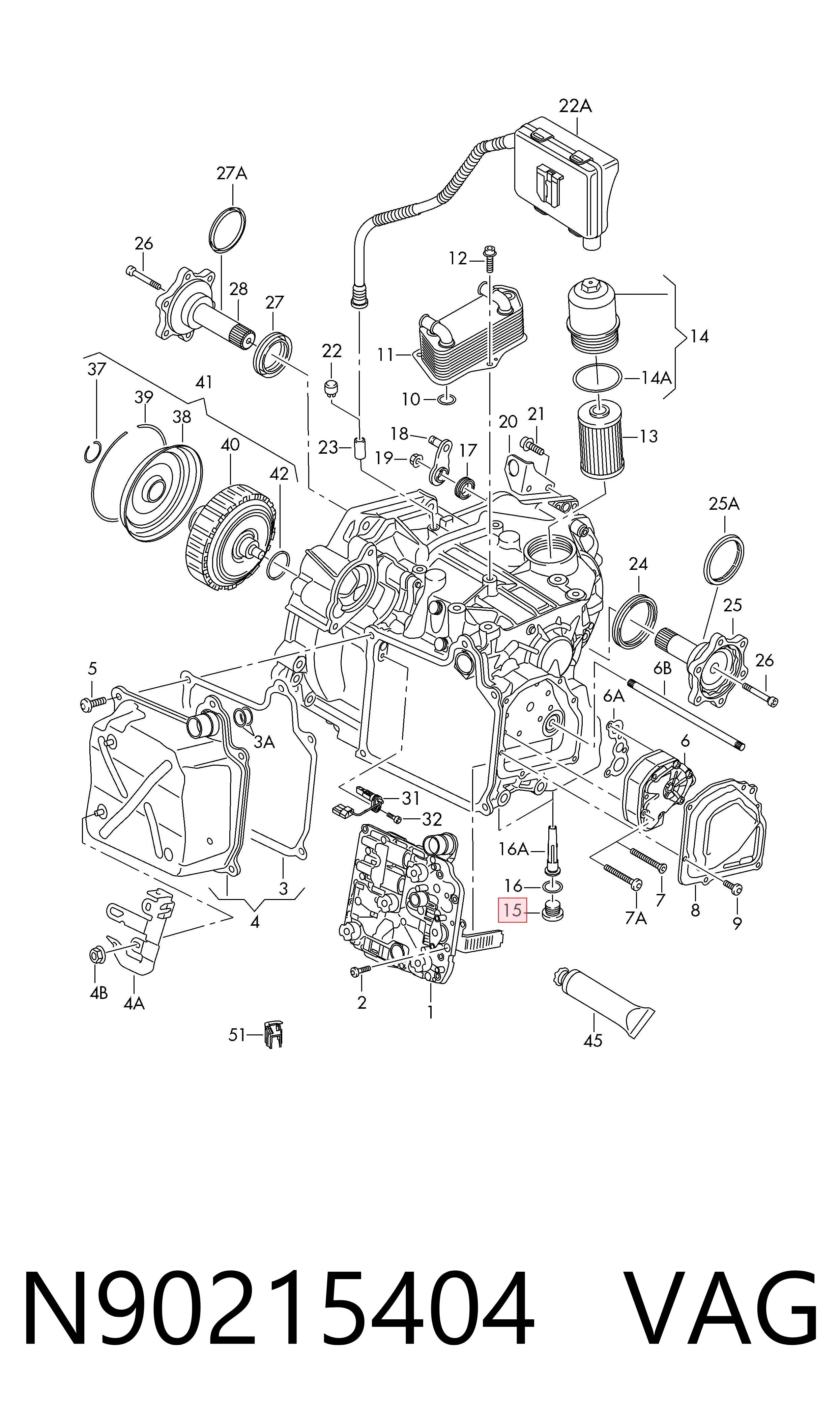 Tampão de panela da Caixa Automática de Mudança VAG N90215404 preço, a partir de 4,85 USD