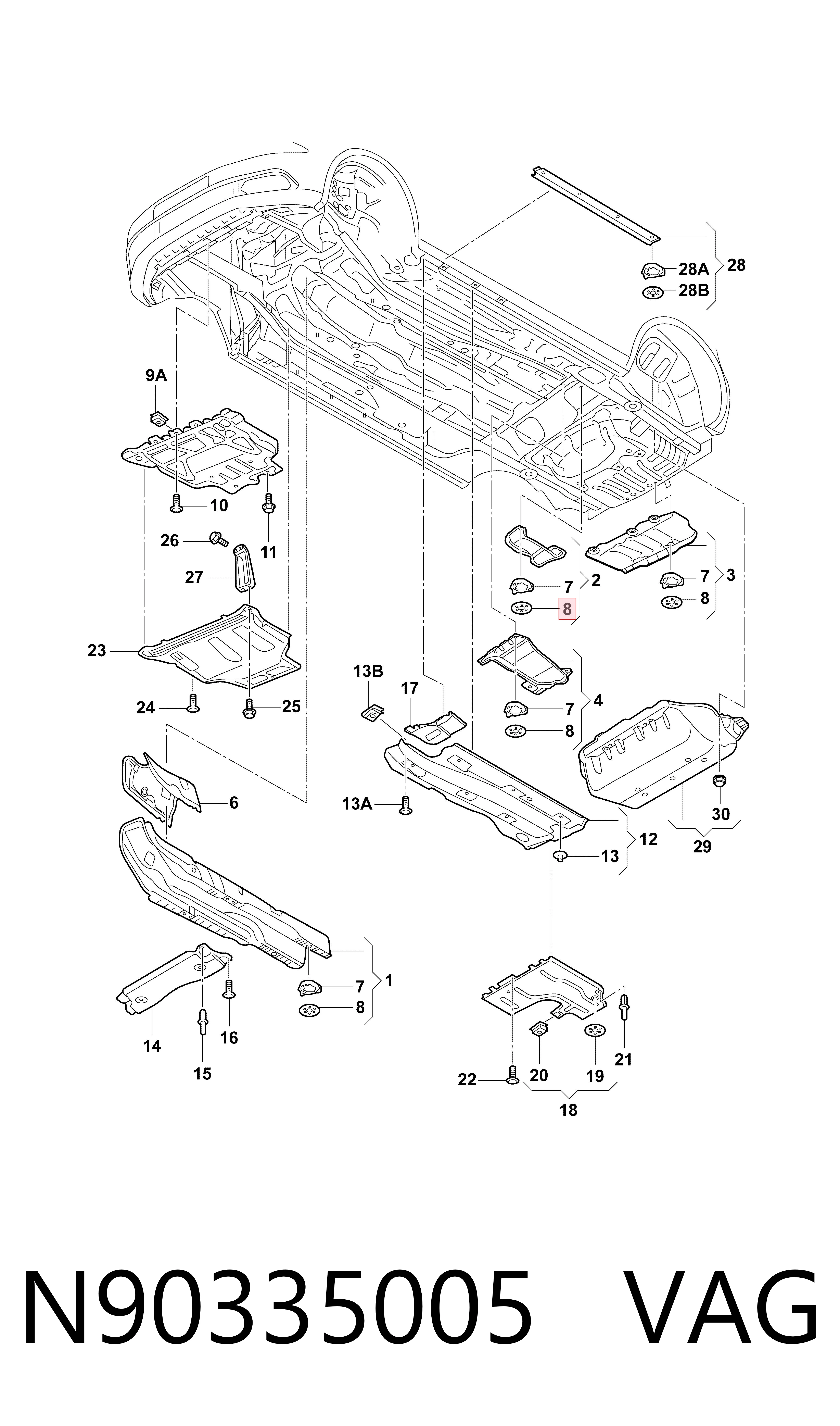 Arruela de mola VAG N90335005 preço, a partir de 0,30 USD
