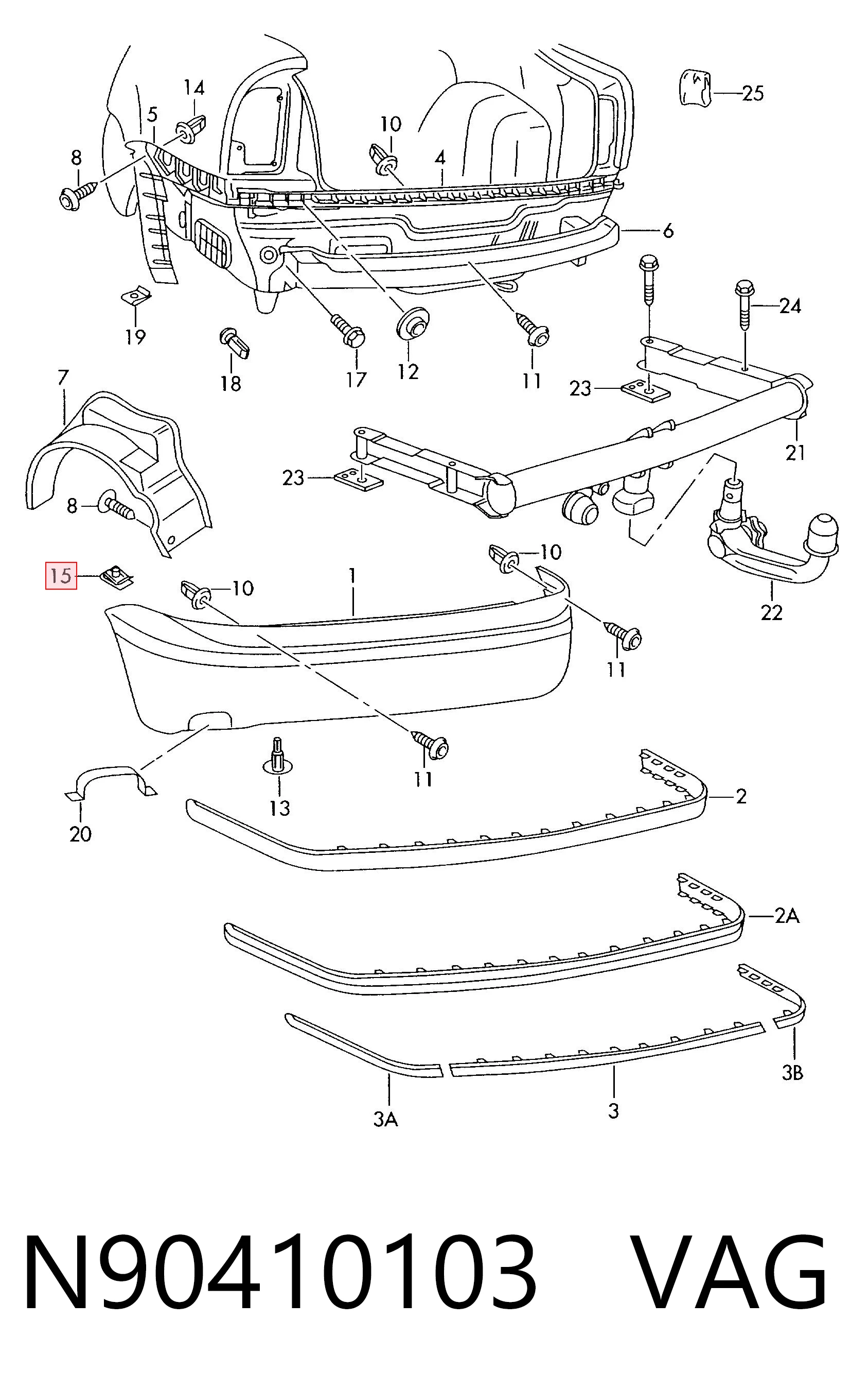  VAG N90410103 preço, a partir de 1,96 USD