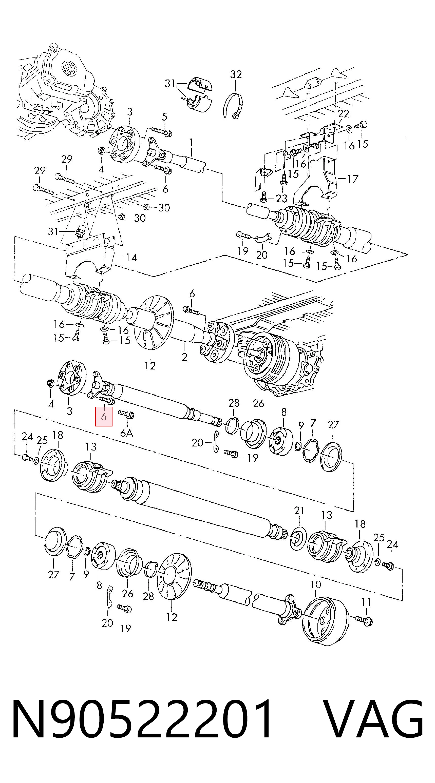 N90522201 VAG 