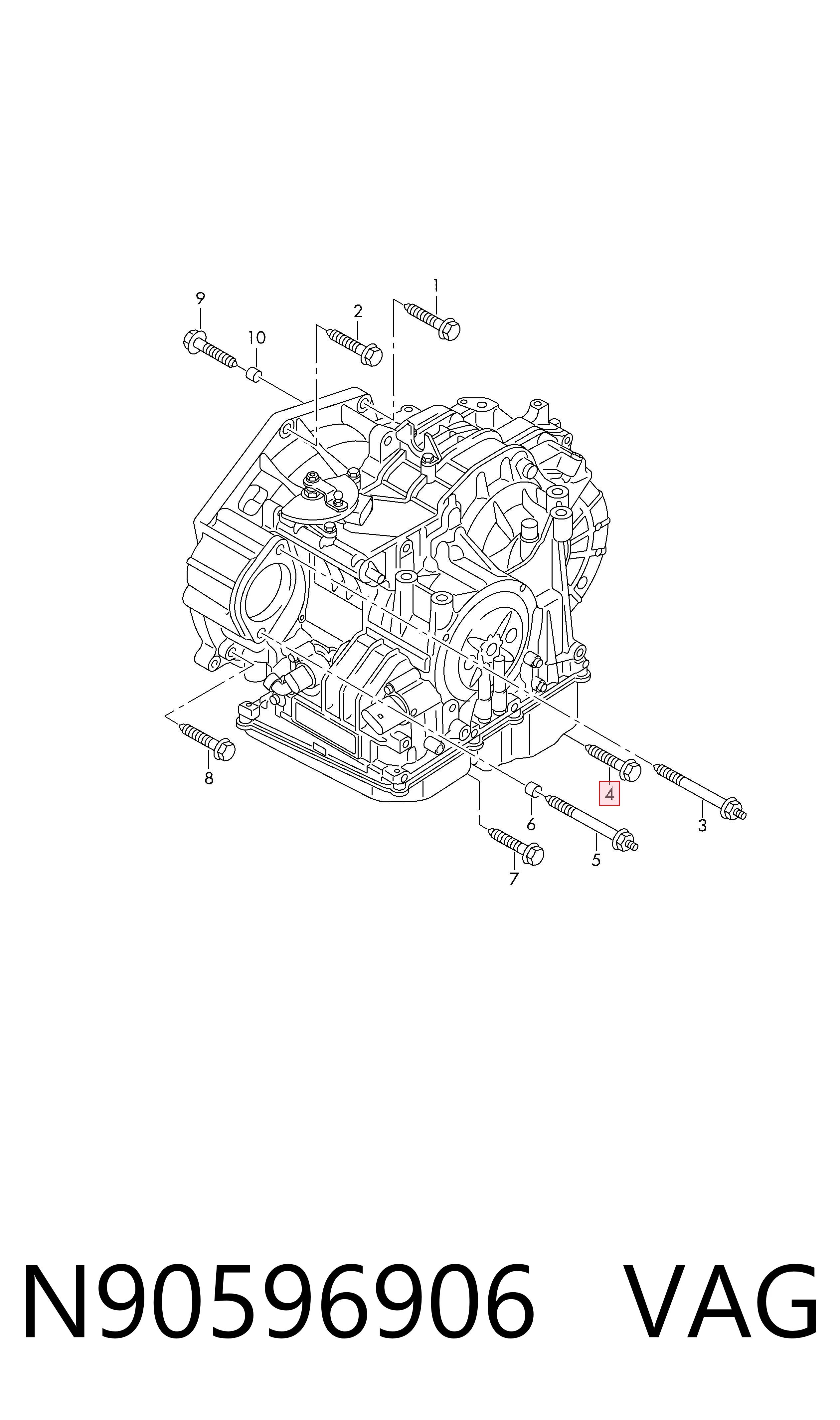 N90596906 VAG Parafuso