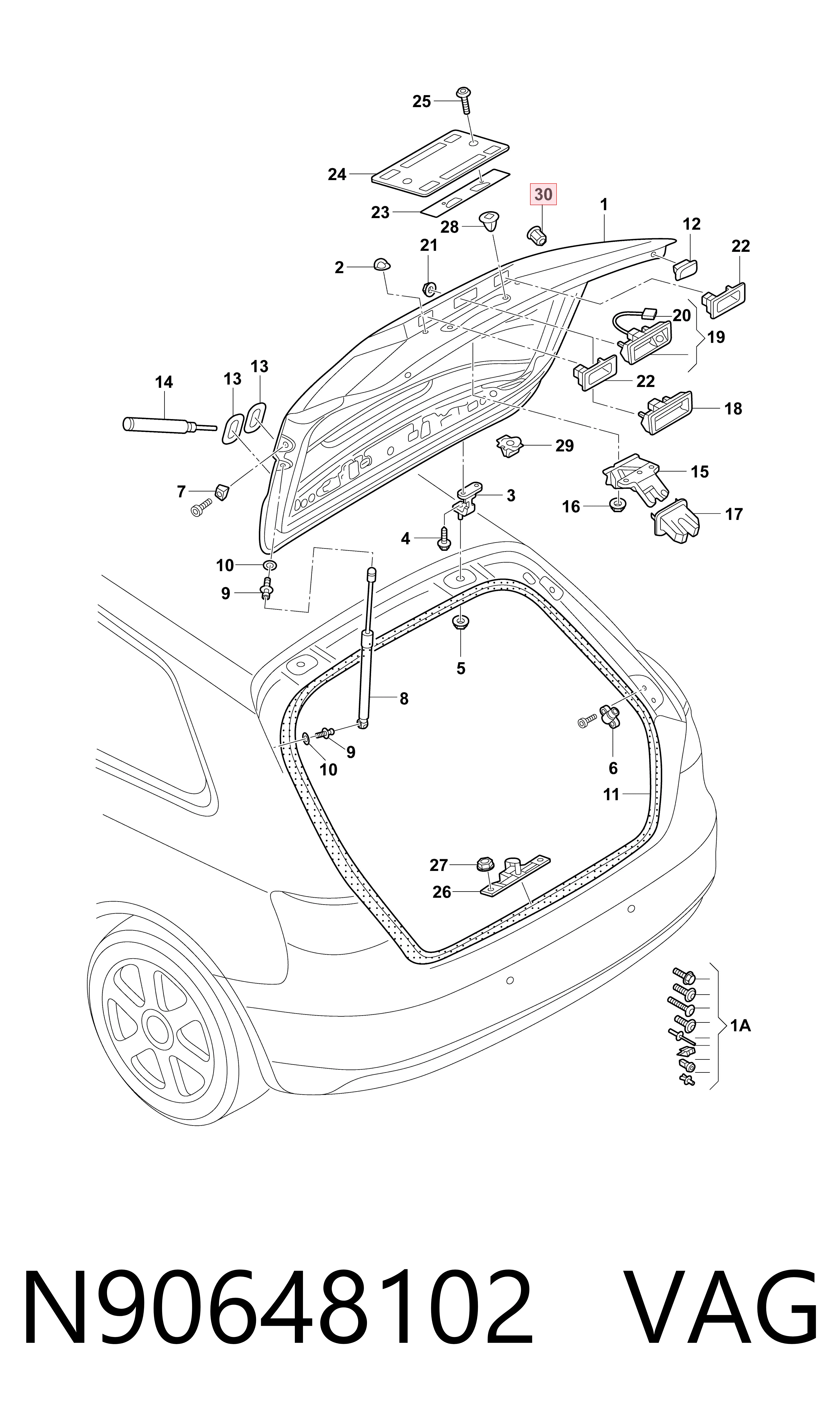  VAG N90648102 preço, a partir de 2,03 USD
