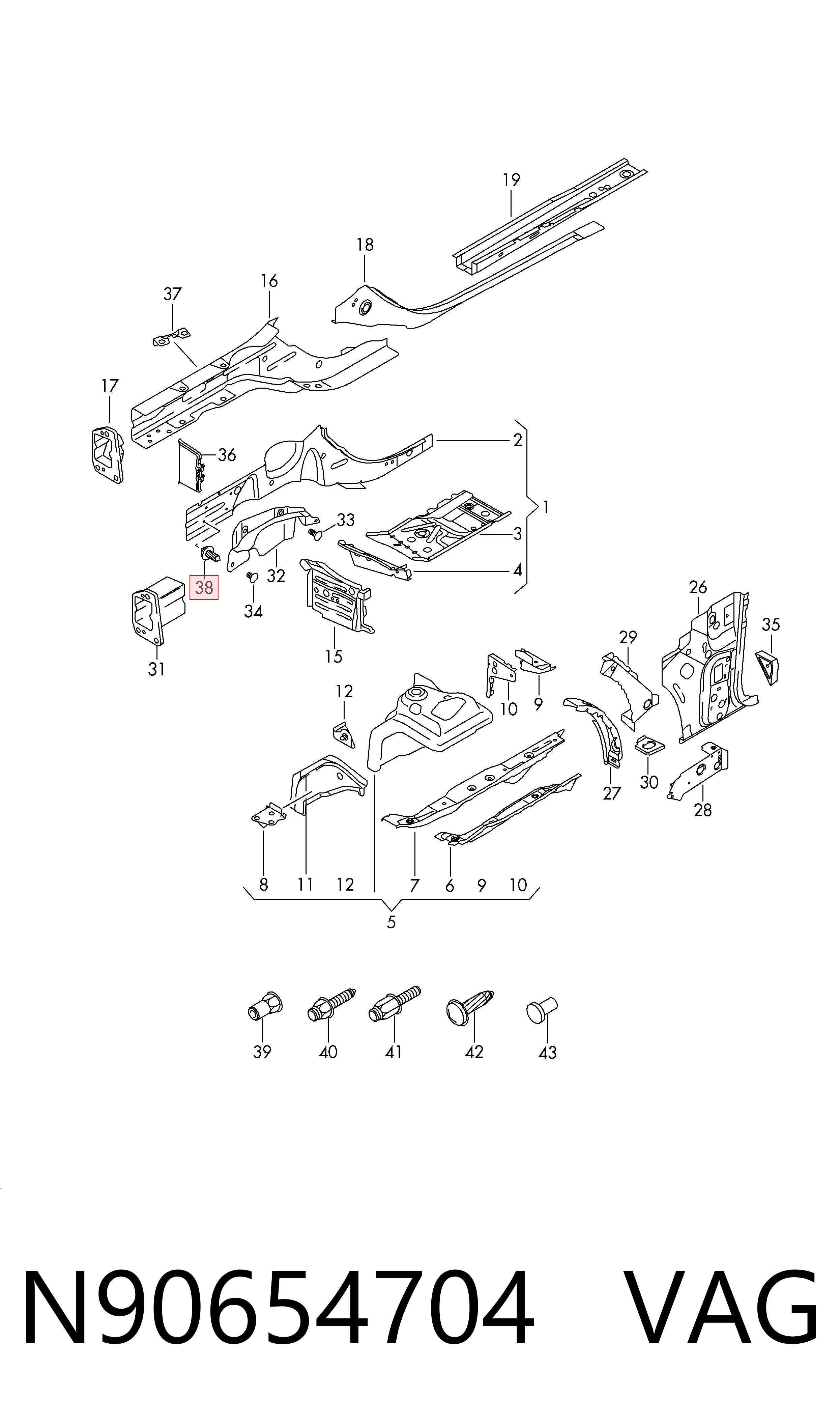  VAG N90654704 preço, a partir de 0,78 USD