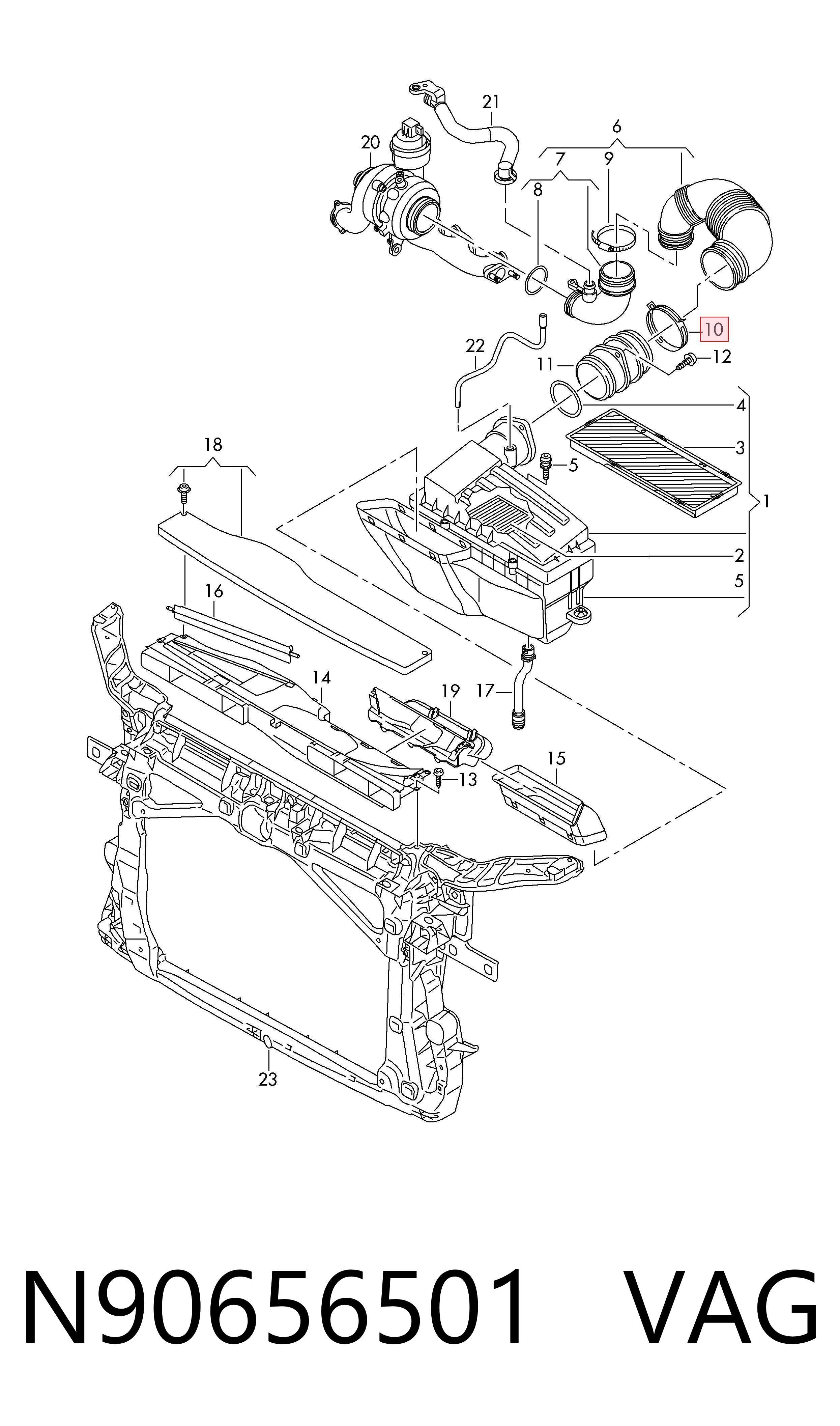  VAG N90656501 preço, a partir de 13,19 USD