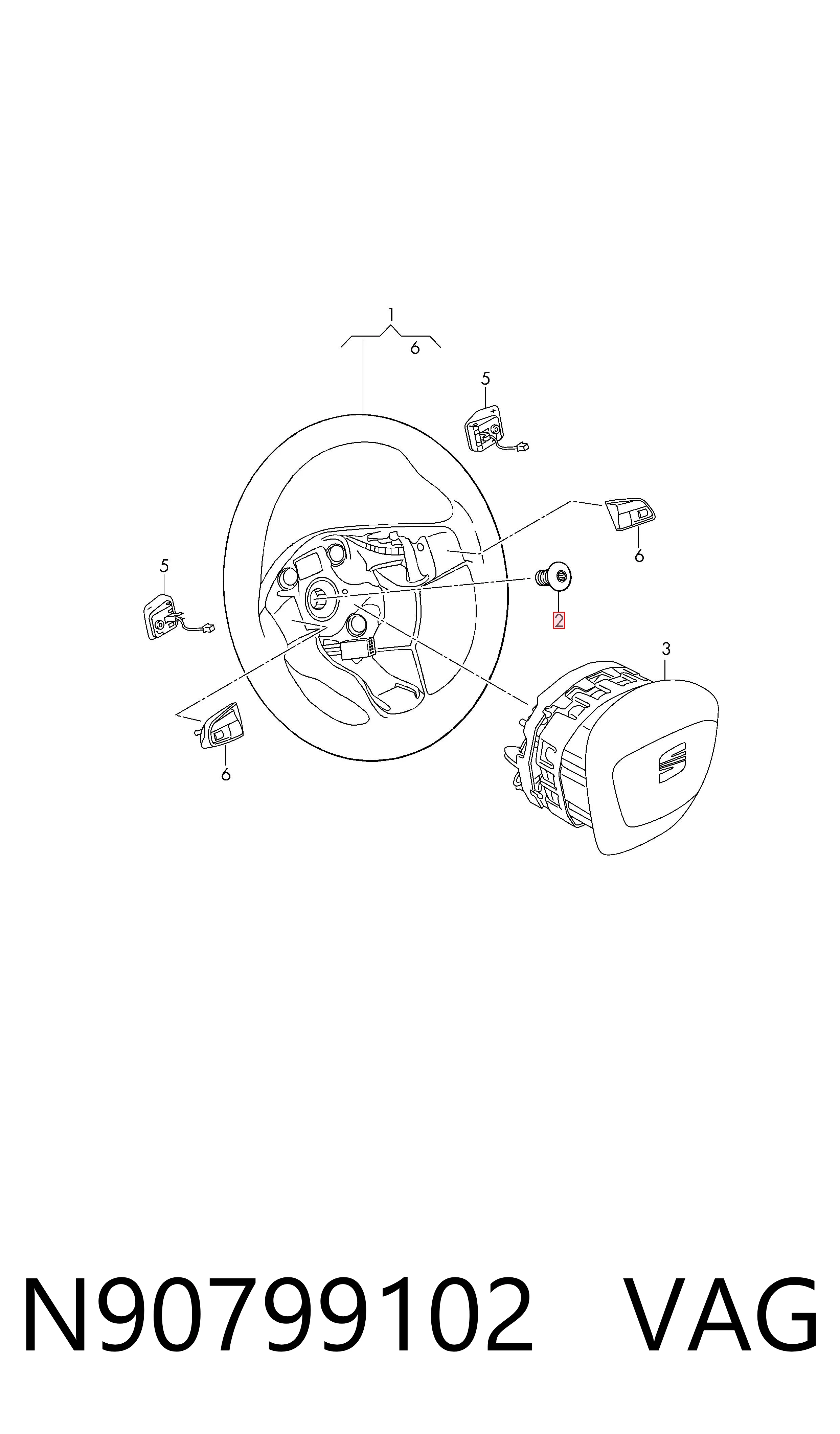  VAG N90799102 preço, a partir de 5,60 USD