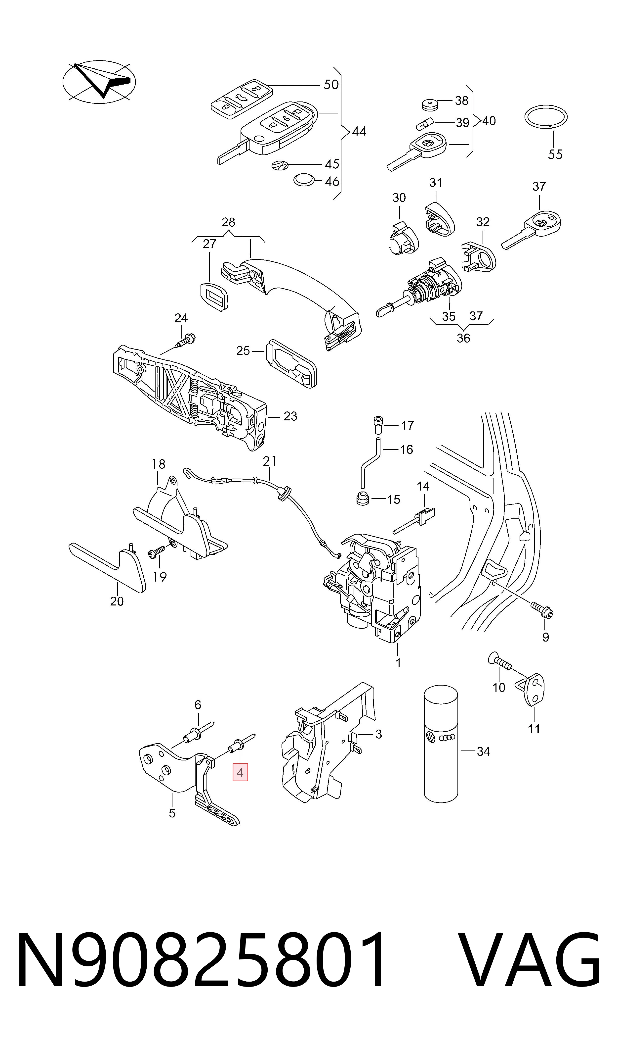  VAG N90825801 preço, a partir de 0,39 USD