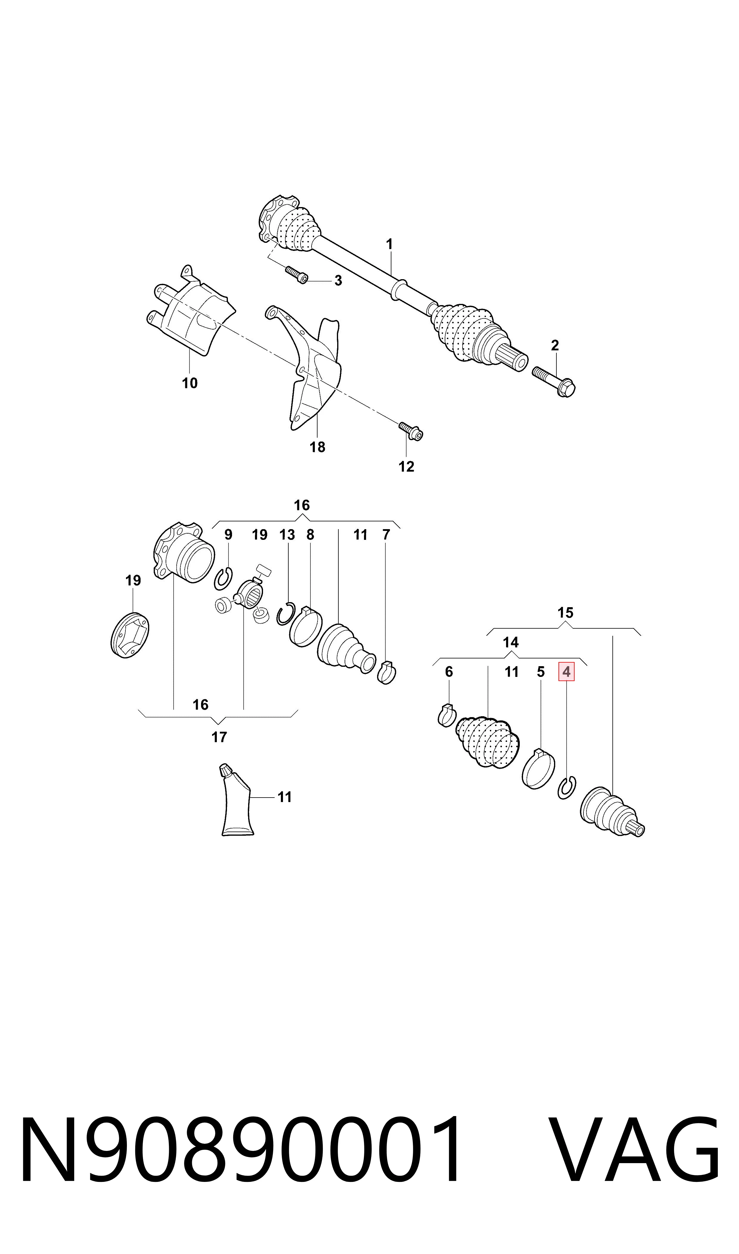 N90890001 VAG 