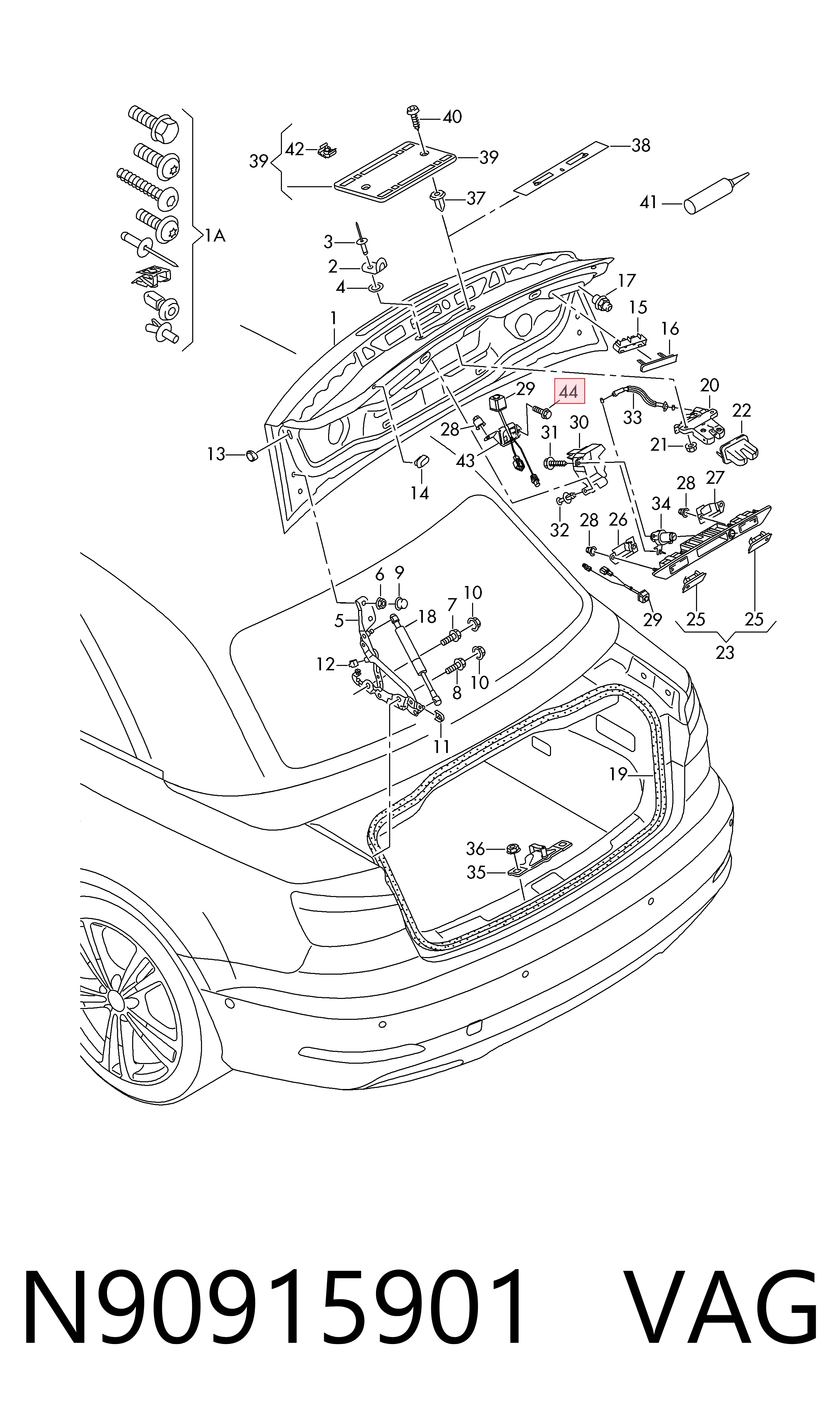  VAG N90915901 preço, a partir de 1,10 USD