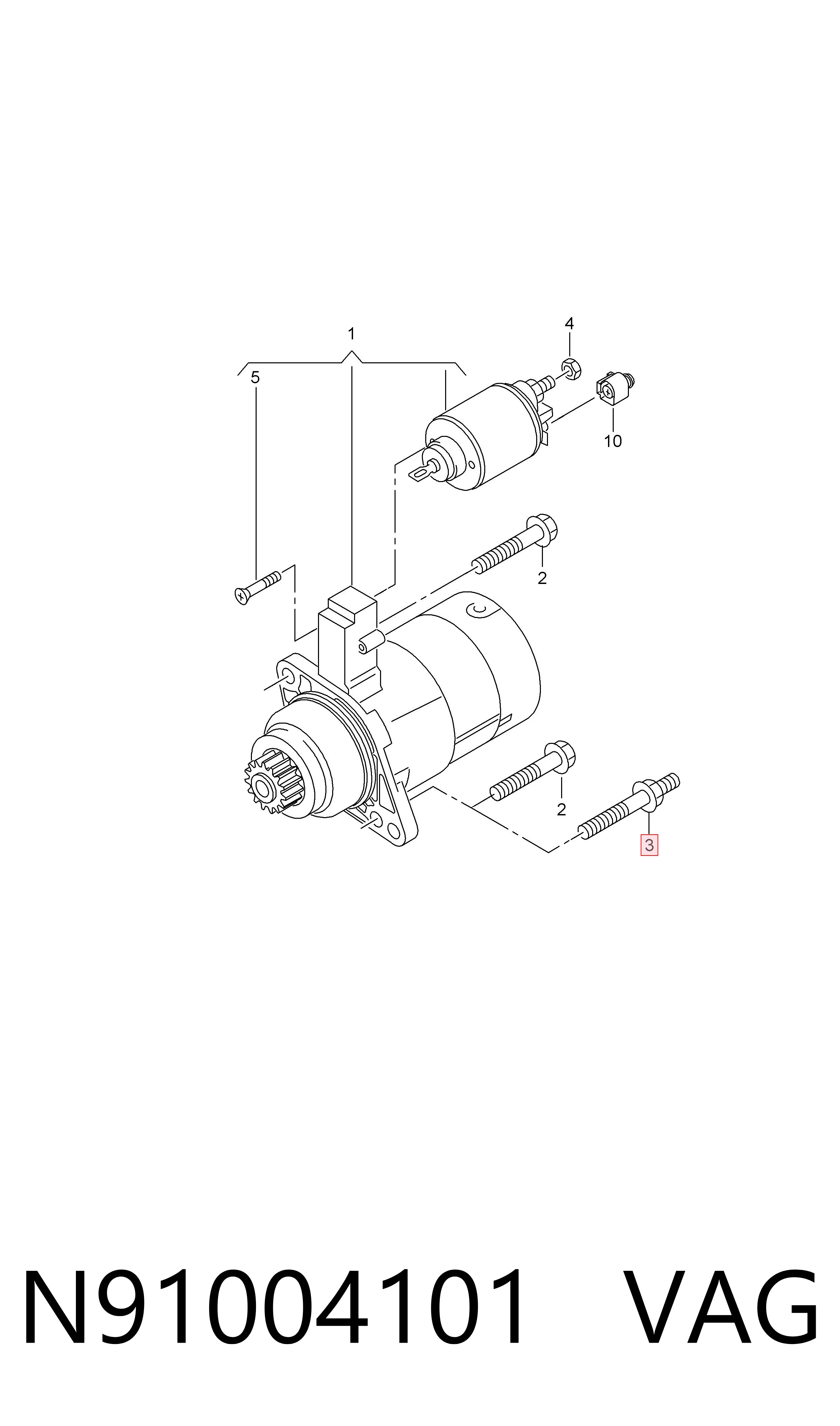  VAG N91004101 preço, a partir de 26,97 USD